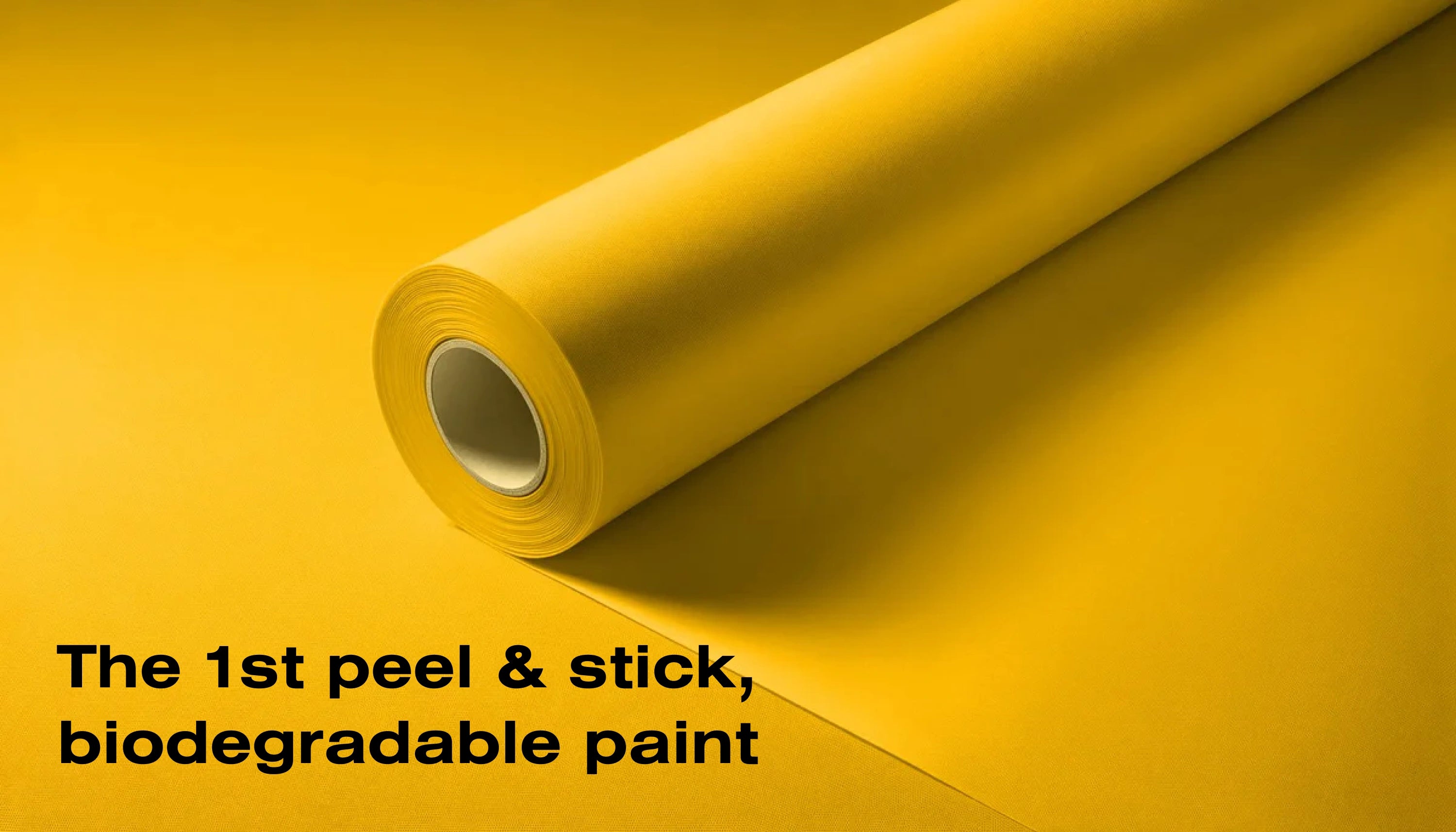 Selbstklebende Farbe - RAL 1023 Verkehrsgelb - temporäre tapetenähnliche Farbe für jede glatte Oberfläche - offRAL™
