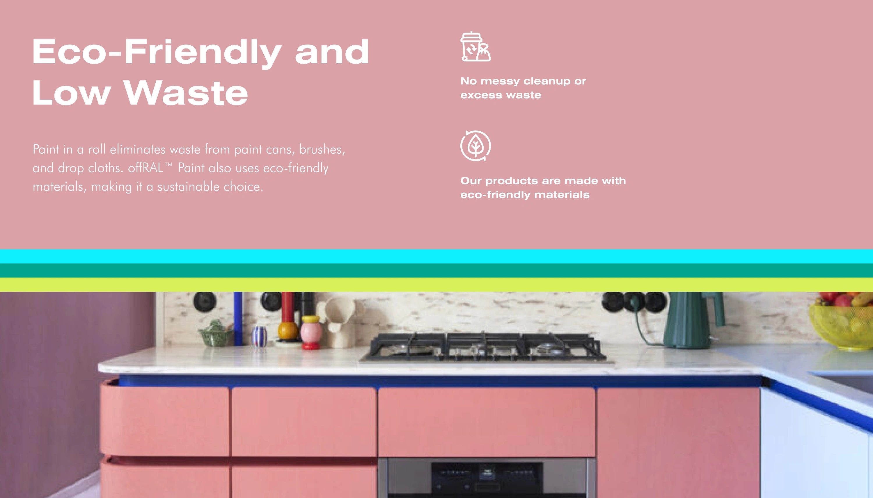 Abzieh- und Klebefarbe – RAL 3015 Hellrosa – vorübergehend mieterfreundliche, tapetenähnliche Farbe – offRAL™