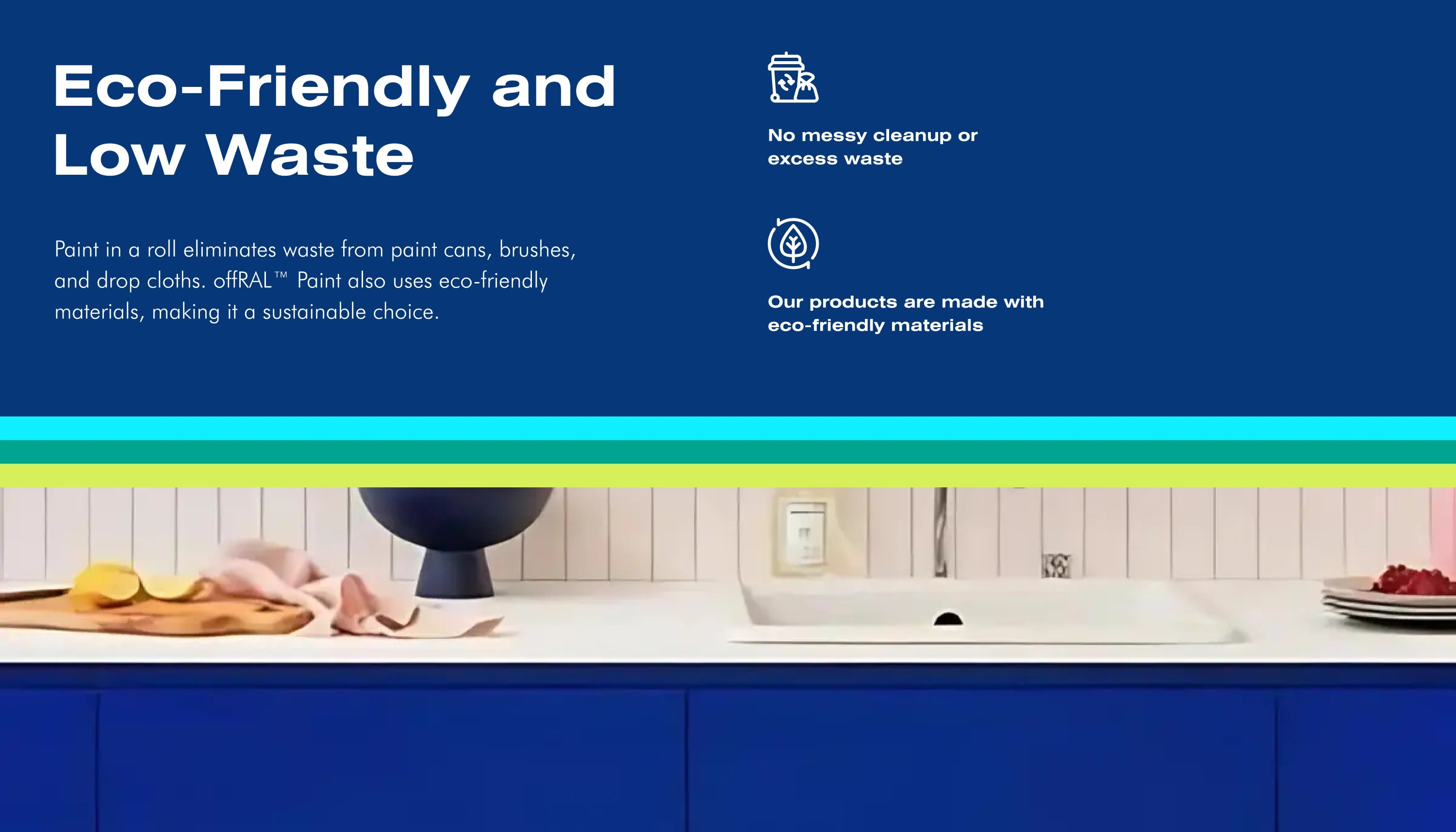 Kontaktfarbe - RAL 5002 Ultramarinblau - Airbnb-freundliche Farbe für jede glatte Oberfläche - offRAL™