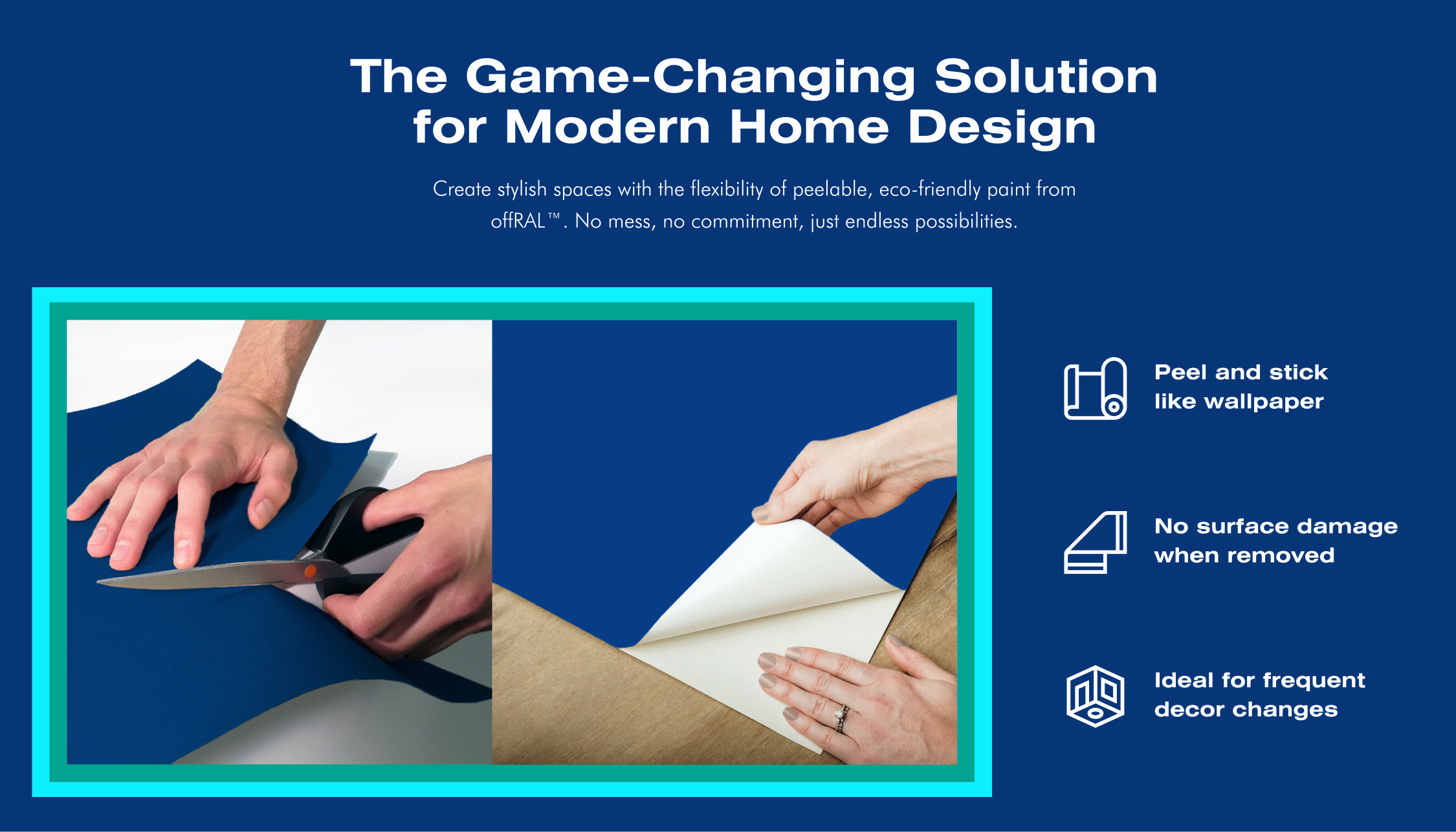 Kontaktfarbe - RAL 5002 Ultramarinblau - Airbnb-freundliche Farbe für jede glatte Oberfläche - offRAL™