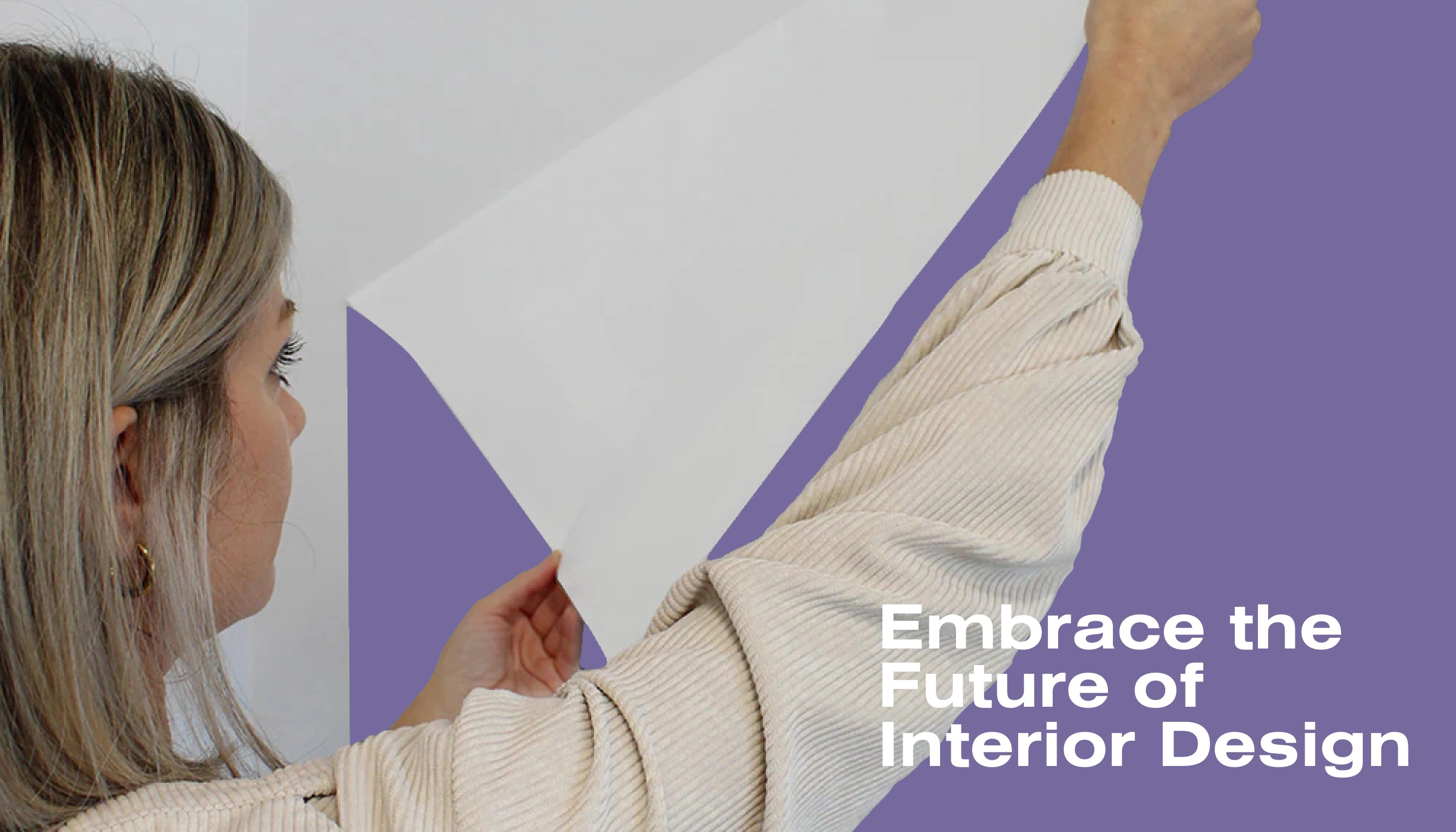 Selbstklebende Farbe - RAL 4005 Blaulila - temporäre tapetenähnliche Farbe für jede glatte Oberfläche - offRAL™