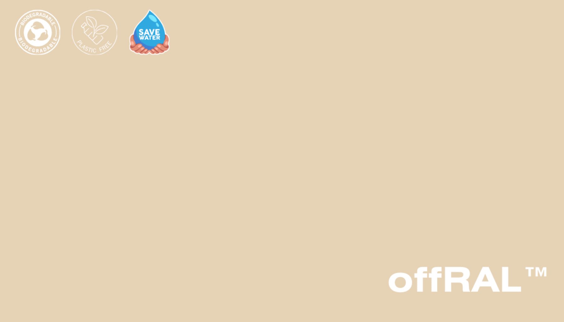 Peel & Stick Removable Re-usable Paint - Color RAL 1015 Light Ivory - offRAL™ - RALRAW LLC, USA