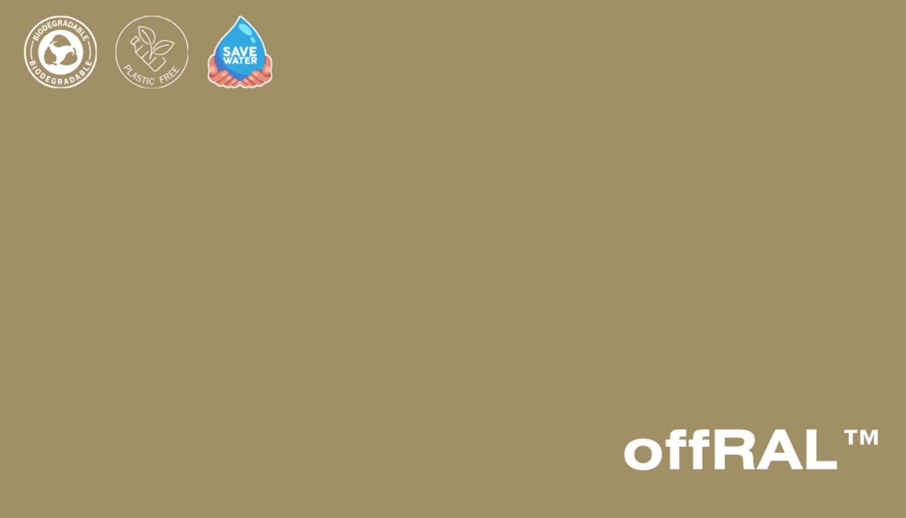 Peel & Stick Removable Re-usable Paint - Color RAL 1020 Olive Yellow - offRAL™ - RALRAW LLC, USA