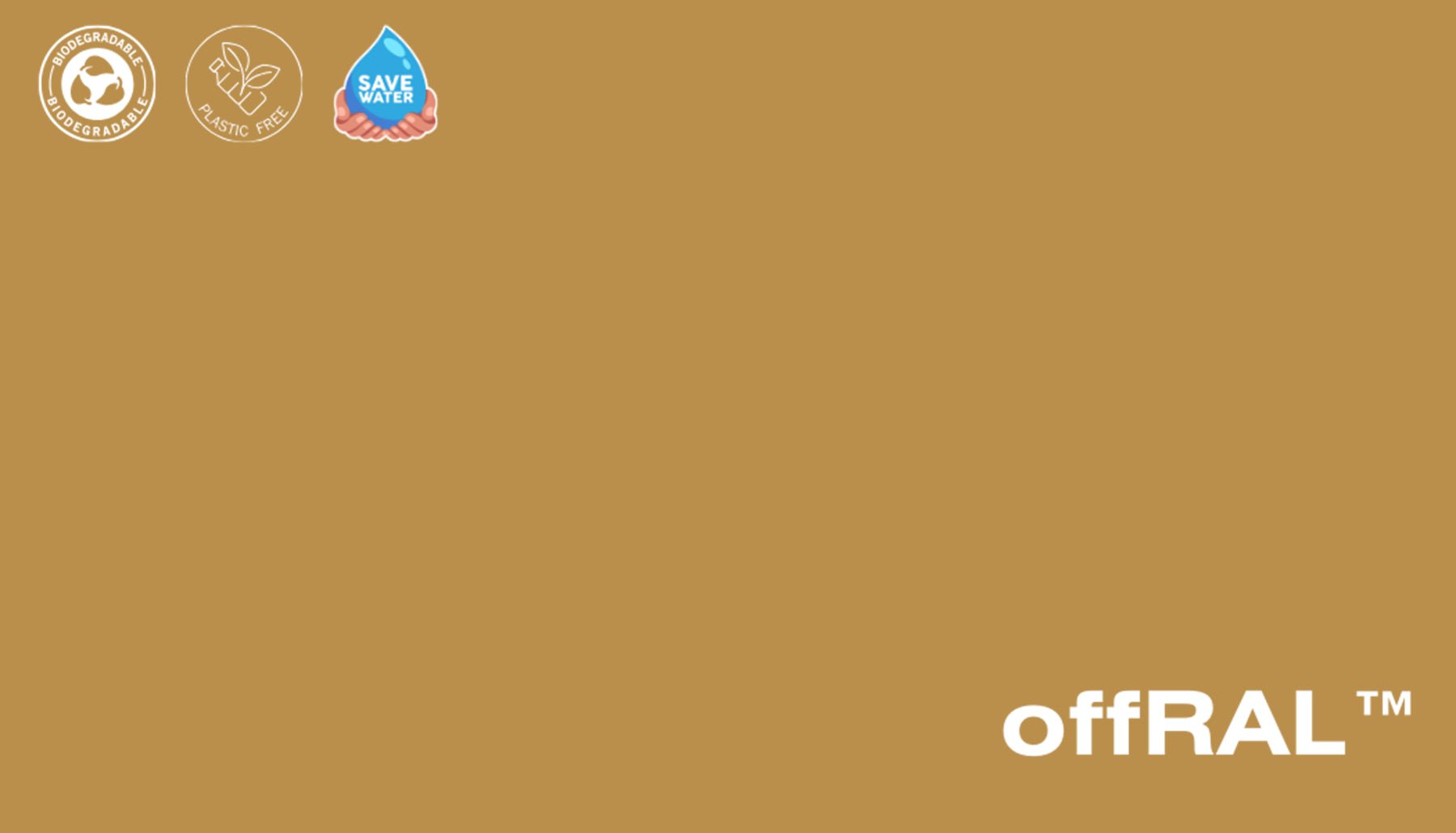 Peel & Stick Removable Re-usable Paint - Color RAL 1024 Ochre Yellow - offRAL™ - RALRAW LLC, USA