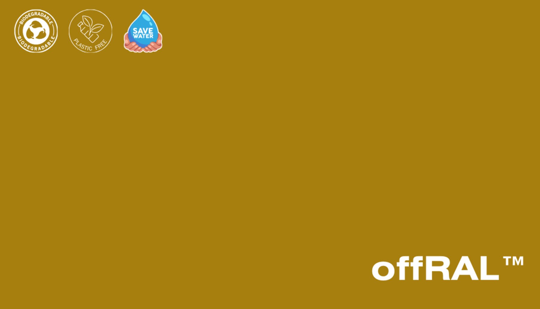 Peel & Stick Removable Re-usable Paint - Color RAL 1027 Curry - offRAL™ - RALRAW LLC, USA