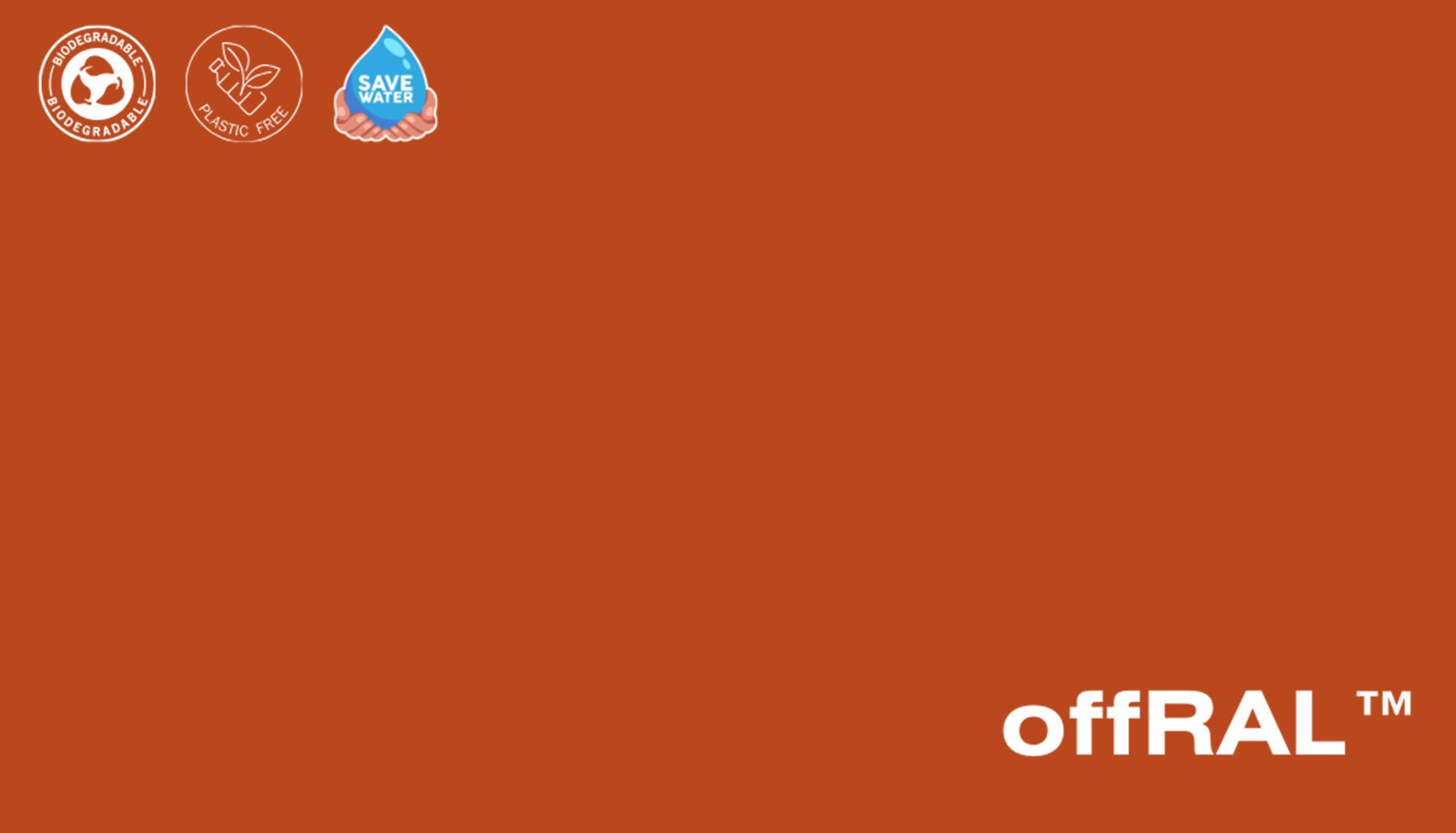 Peel & Stick Removable Re-usable Paint - Color RAL 2001 Red Orange - offRAL™ - RALRAW LLC, USA