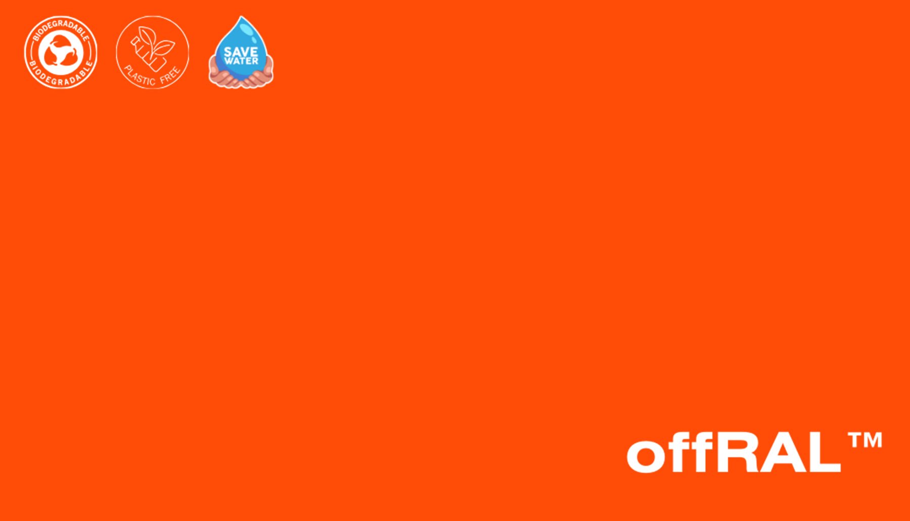 Peel & Stick Removable Re-usable Paint - Color RAL 2005 Luminous Orange - offRAL™ - RALRAW LLC, USA