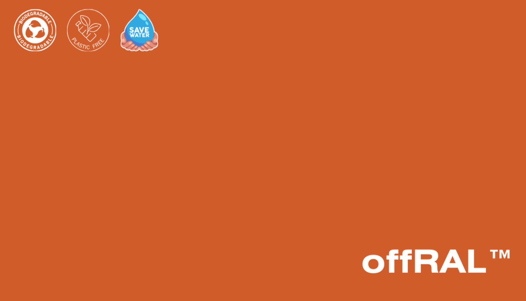 Peel & Stick Removable Re-usable Paint - Color RAL 2010 Signal Orange - offRAL™ - RALRAW LLC, USA