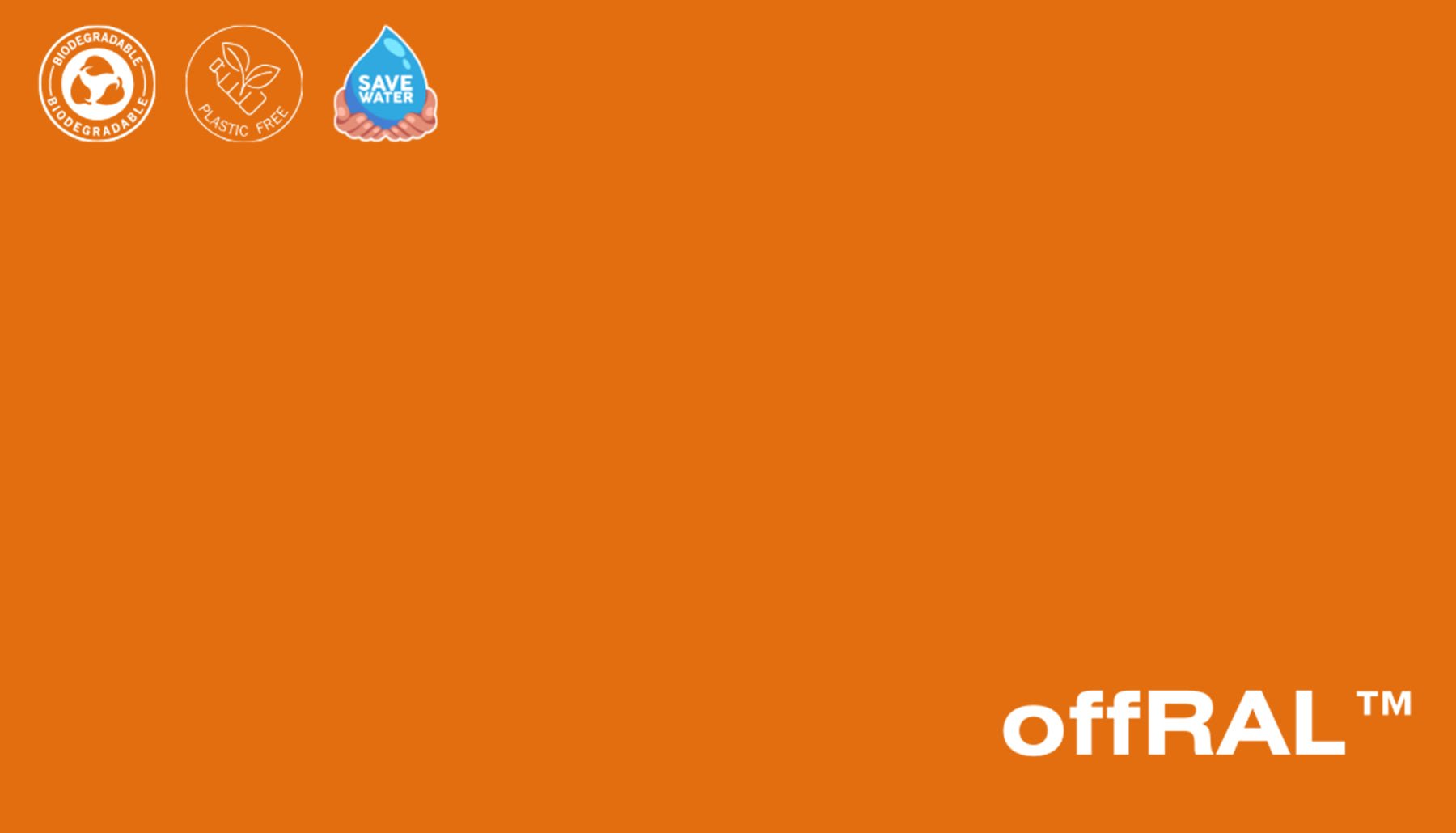 Peel & Stick Removable Re-usable Paint - Color RAL 2011 Deep Orange - offRAL™ - RALRAW LLC, USA