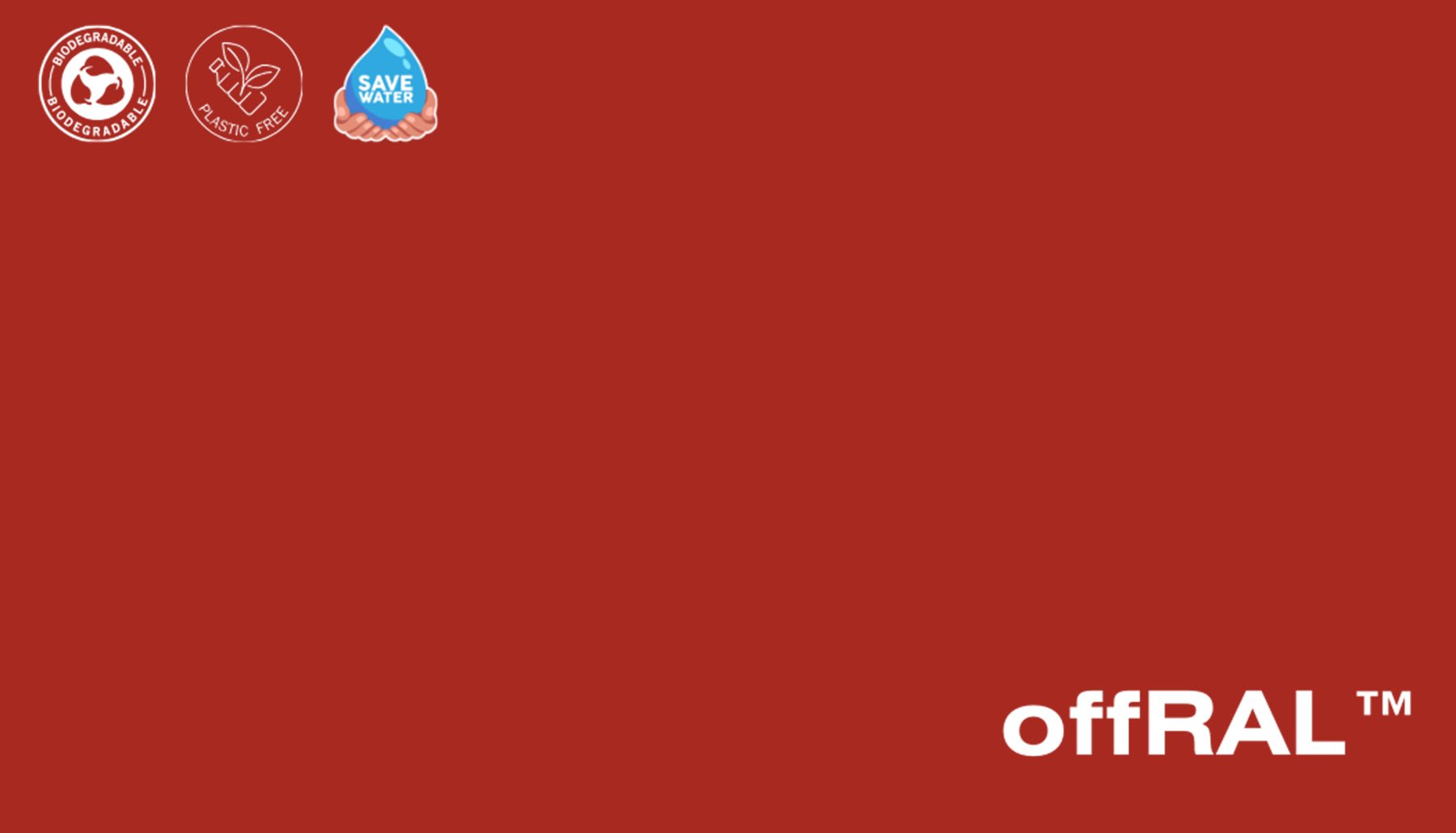 Peel & Stick Removable Re-usable Paint - Color RAL 3000 Flame Red - offRAL™ - RALRAW LLC, USA