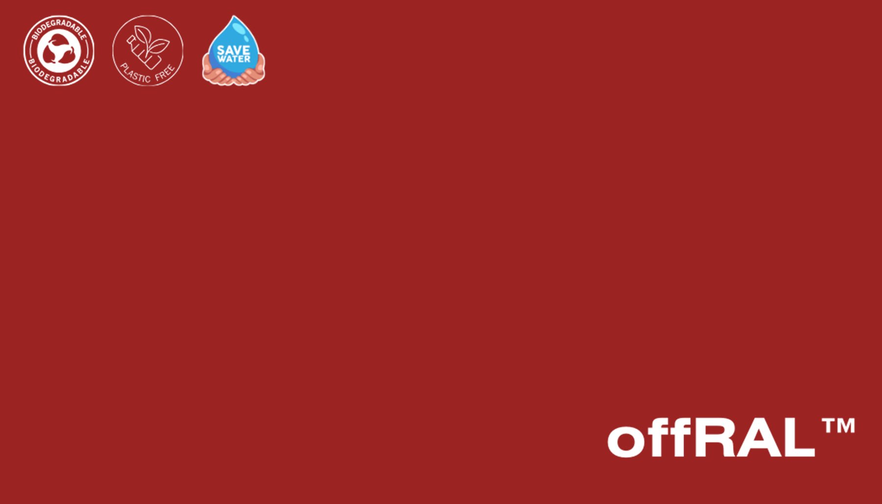 Peel & Stick Removable Re-usable Paint - Color RAL 3001 Signal Red - offRAL™ - RALRAW LLC, USA