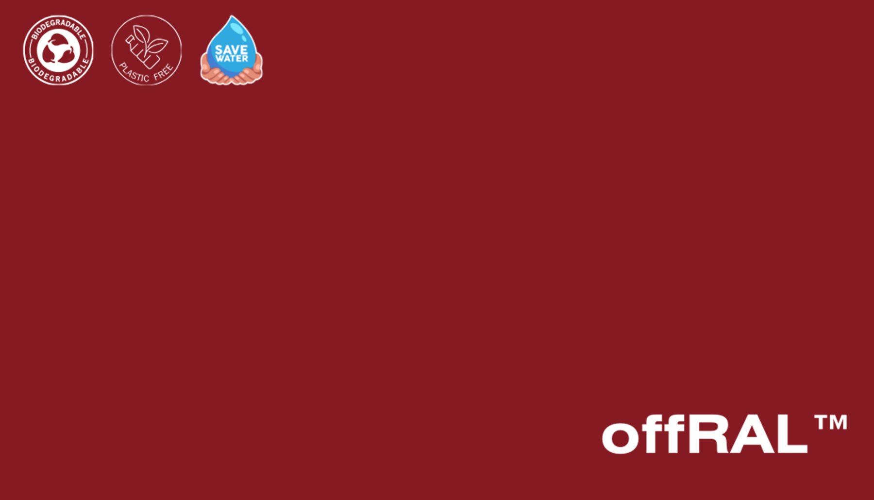 Peel & Stick Removable Re-usable Paint - Color RAL 3003 Ruby Red - offRAL™ - RALRAW LLC, USA