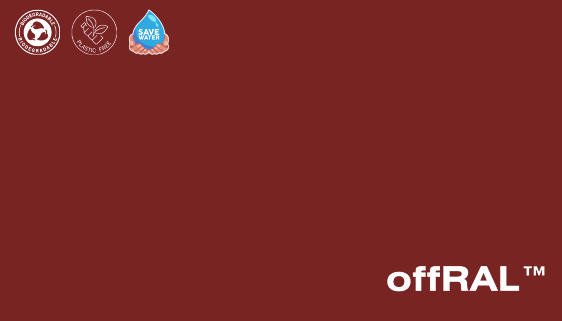 Peel & Stick Removable Re-usable Paint - Color RAL 3011 Brown Red - offRAL™ - RALRAW LLC, USA