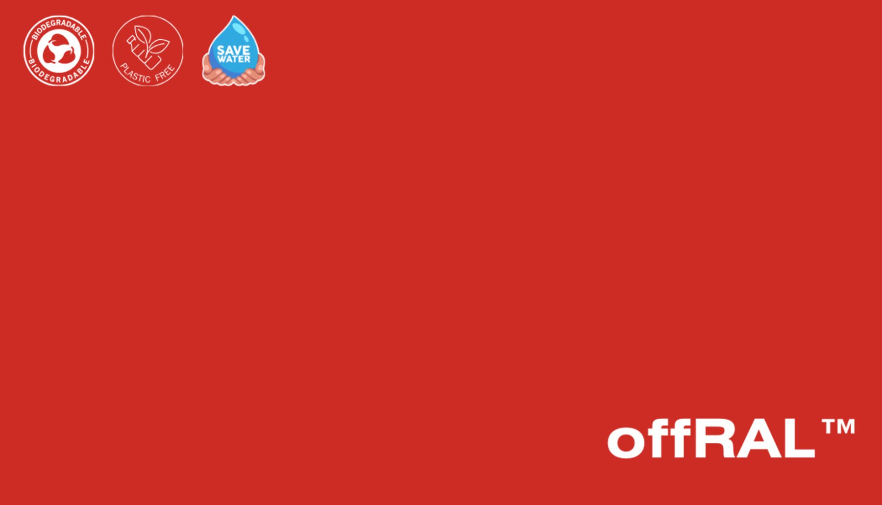 Peel & Stick Removable Re-usable Paint - Color RAL 3028 Pure Red - offRAL™ - RALRAW LLC, USA