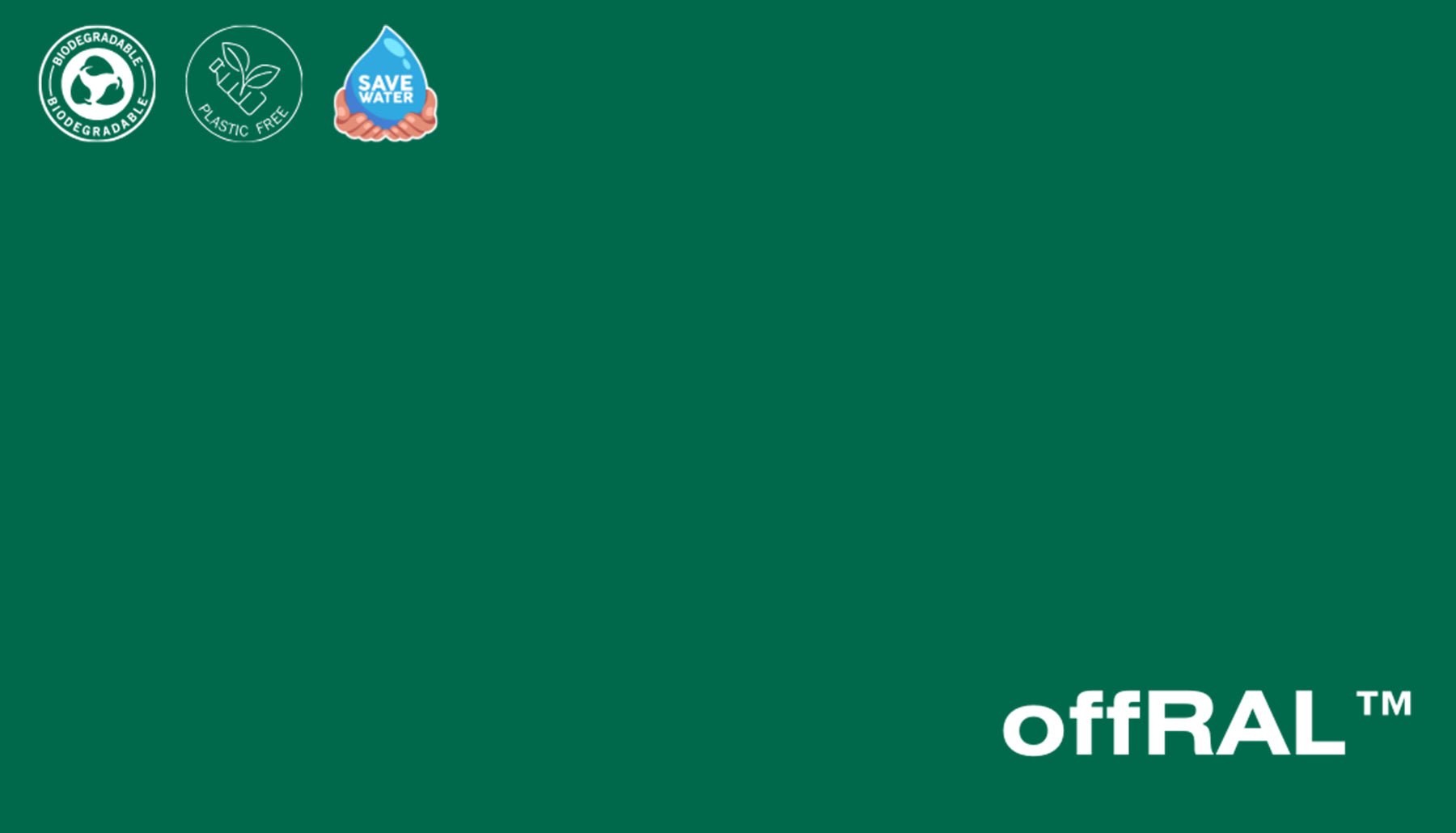 Peel & Stick Removable Re-usable Paint - Color RAL 6016 Turquoise Green - offRAL™ - RALRAW LLC, USA