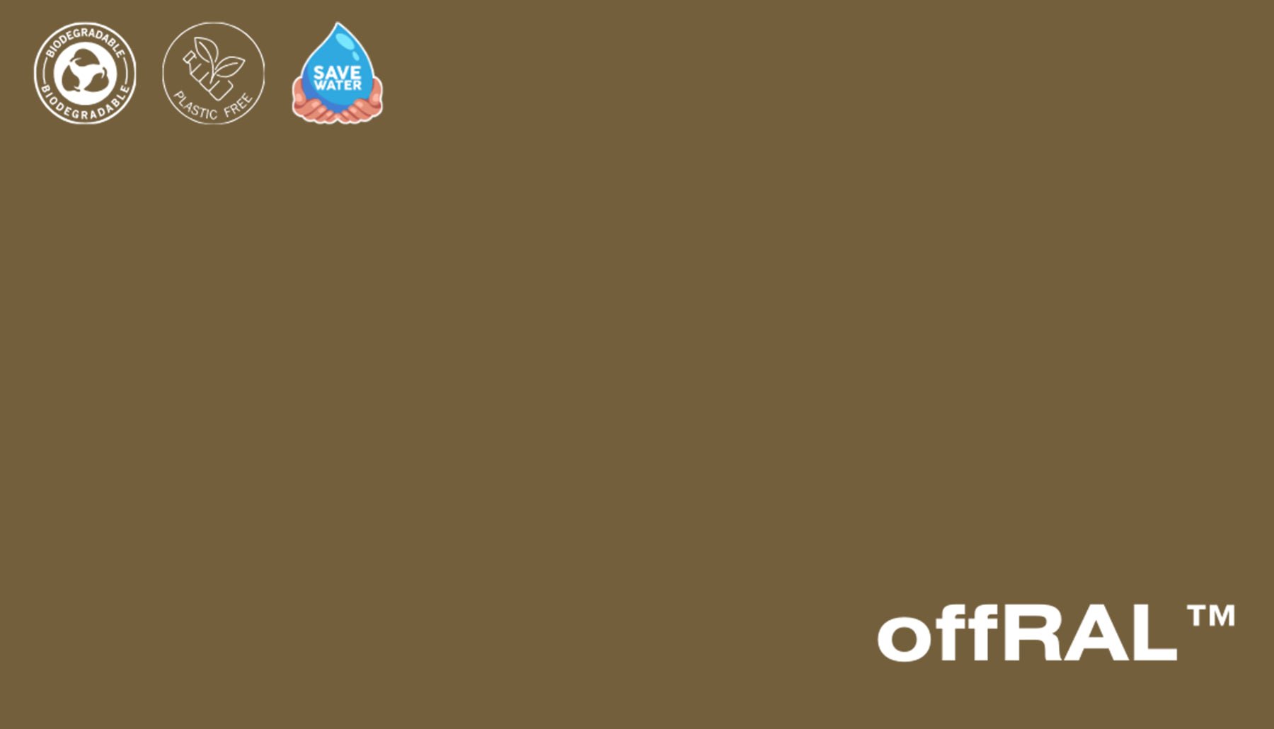 Peel & Stick Removable Re-usable Paint - Color RAL 7008 Khaki Grey - offRAL™ - RALRAW LLC, USA