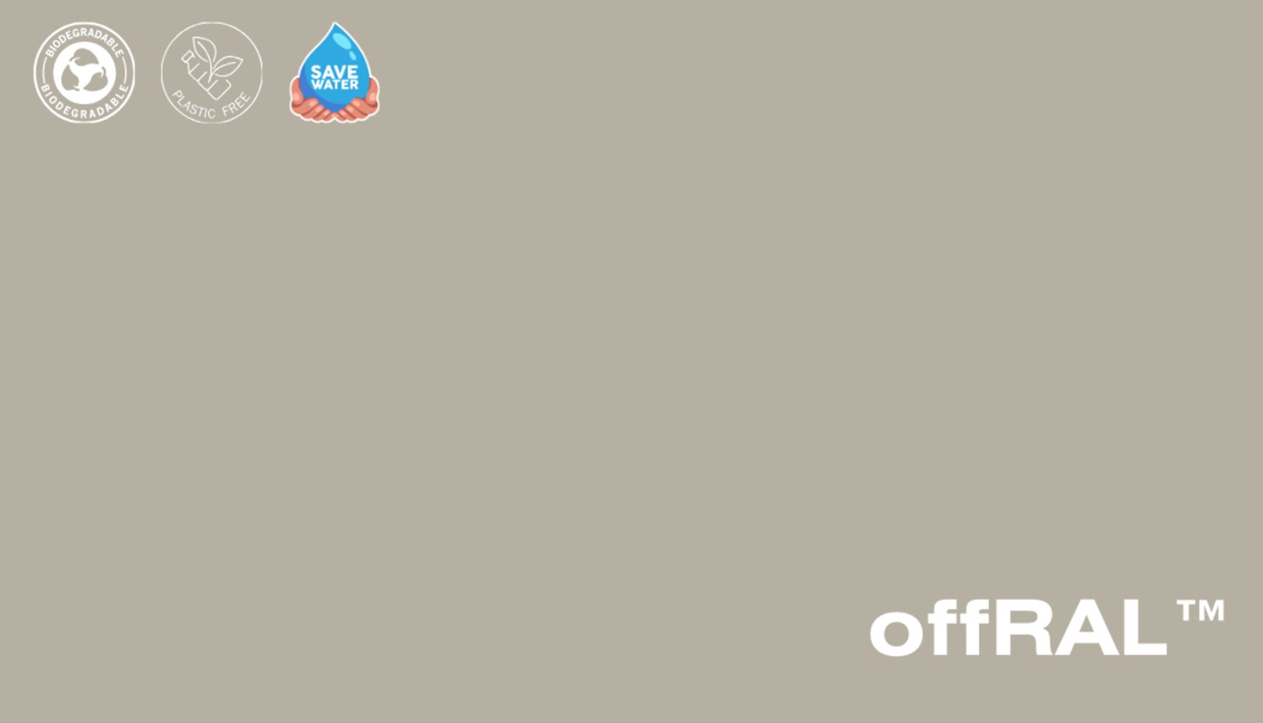 Peel & Stick Removable Re-usable Paint - Color RAL 7032 Pebble Grey - offRAL™ - RALRAW LLC, USA