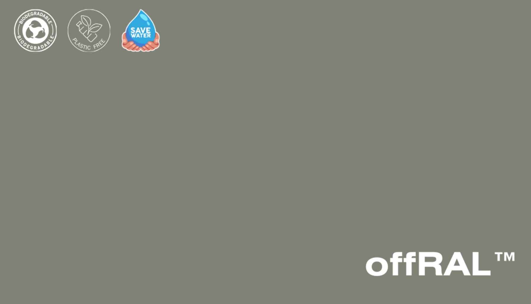 Peel & Stick Removable Re-usable Paint - Color RAL 7033 Cement Grey - offRAL™ - RALRAW LLC, USA