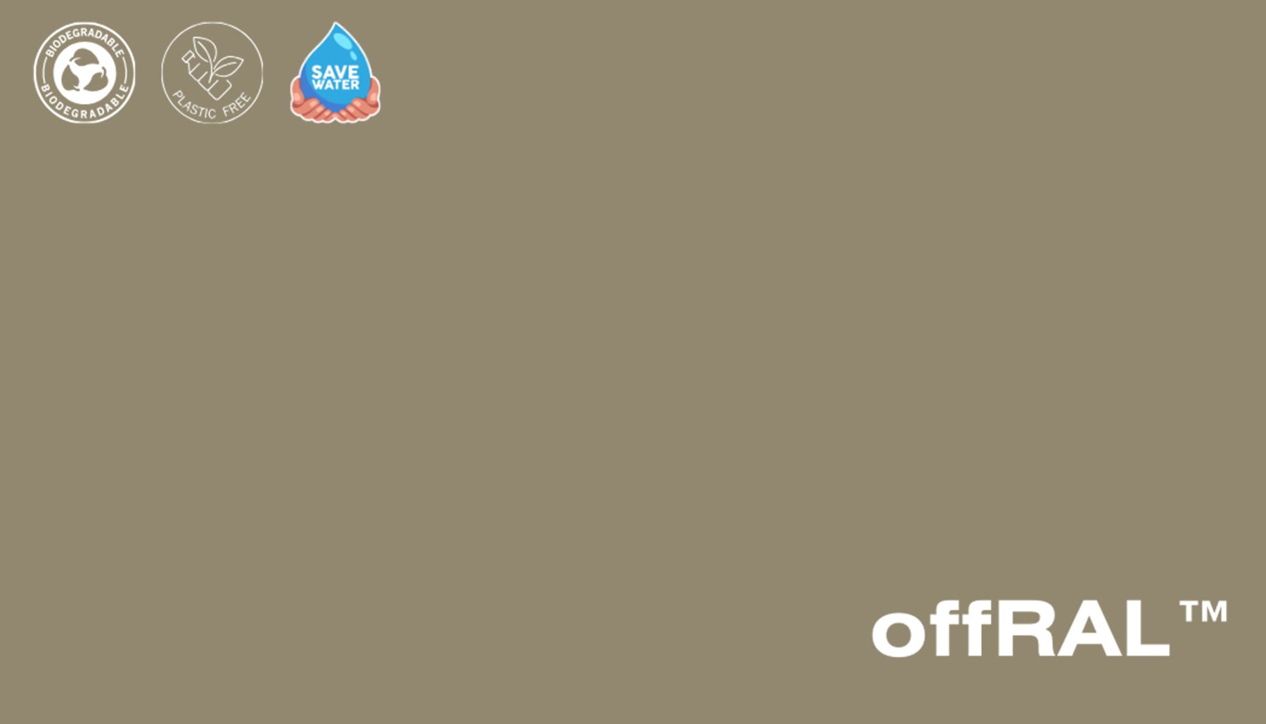 Peel & Stick Removable Re-usable Paint - Color RAL 7034 Yellow Grey - offRAL™ - RALRAW LLC, USA