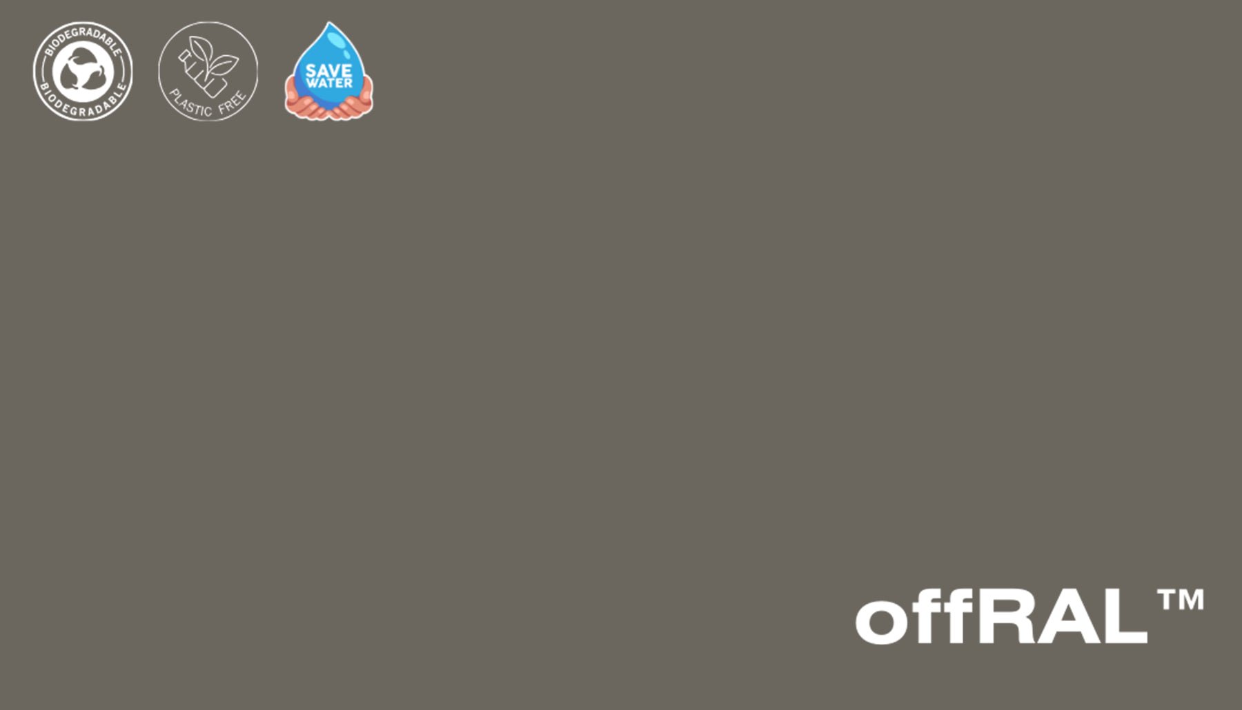 Peel & Stick Removable Re-usable Paint - Color RAL 7039 Quartz Grey - offRAL™ - RALRAW LLC, USA