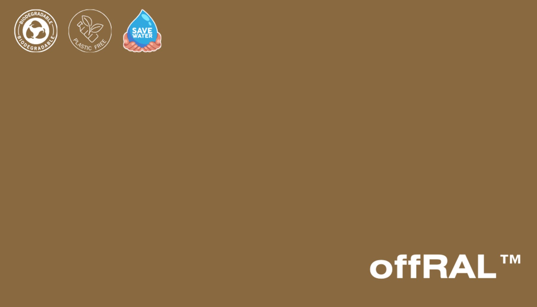Peel & Stick Removable Re-usable Paint - Color RAL 8000 Green Brown - offRAL™ - RALRAW LLC, USA