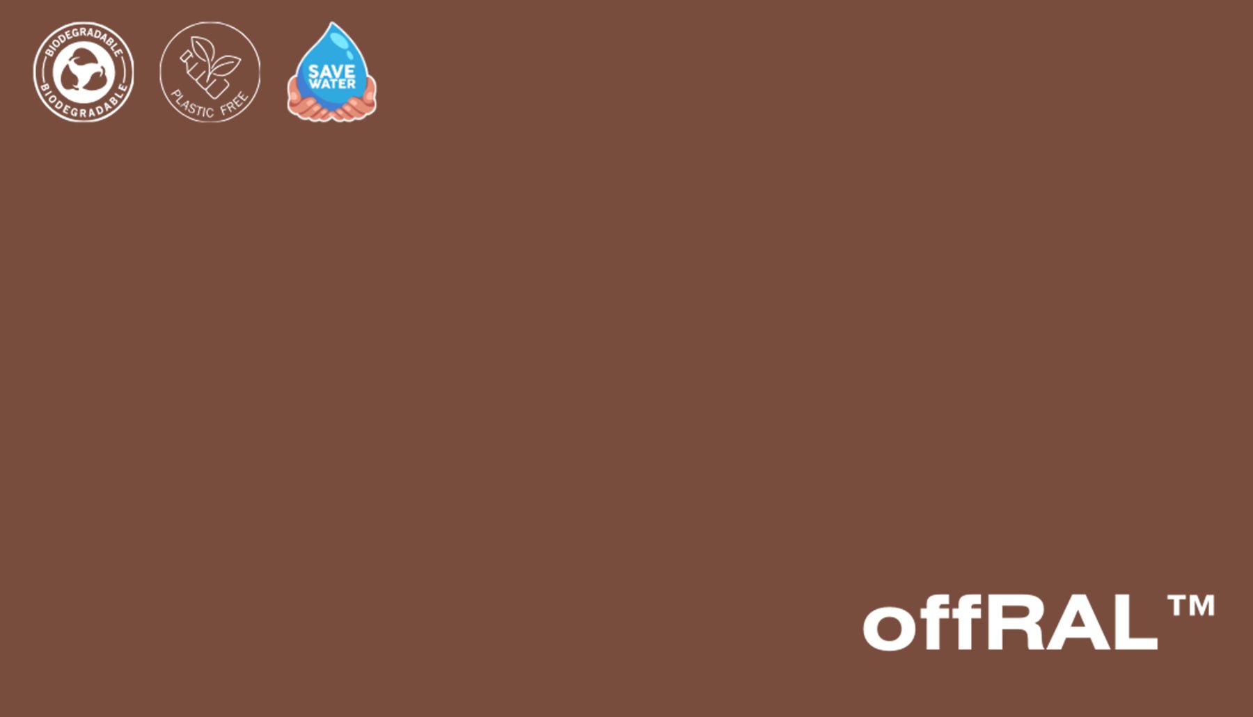 Peel & Stick Removable Re-usable Paint - Color RAL 8002 Signal Brown - offRAL™ - RALRAW LLC, USA