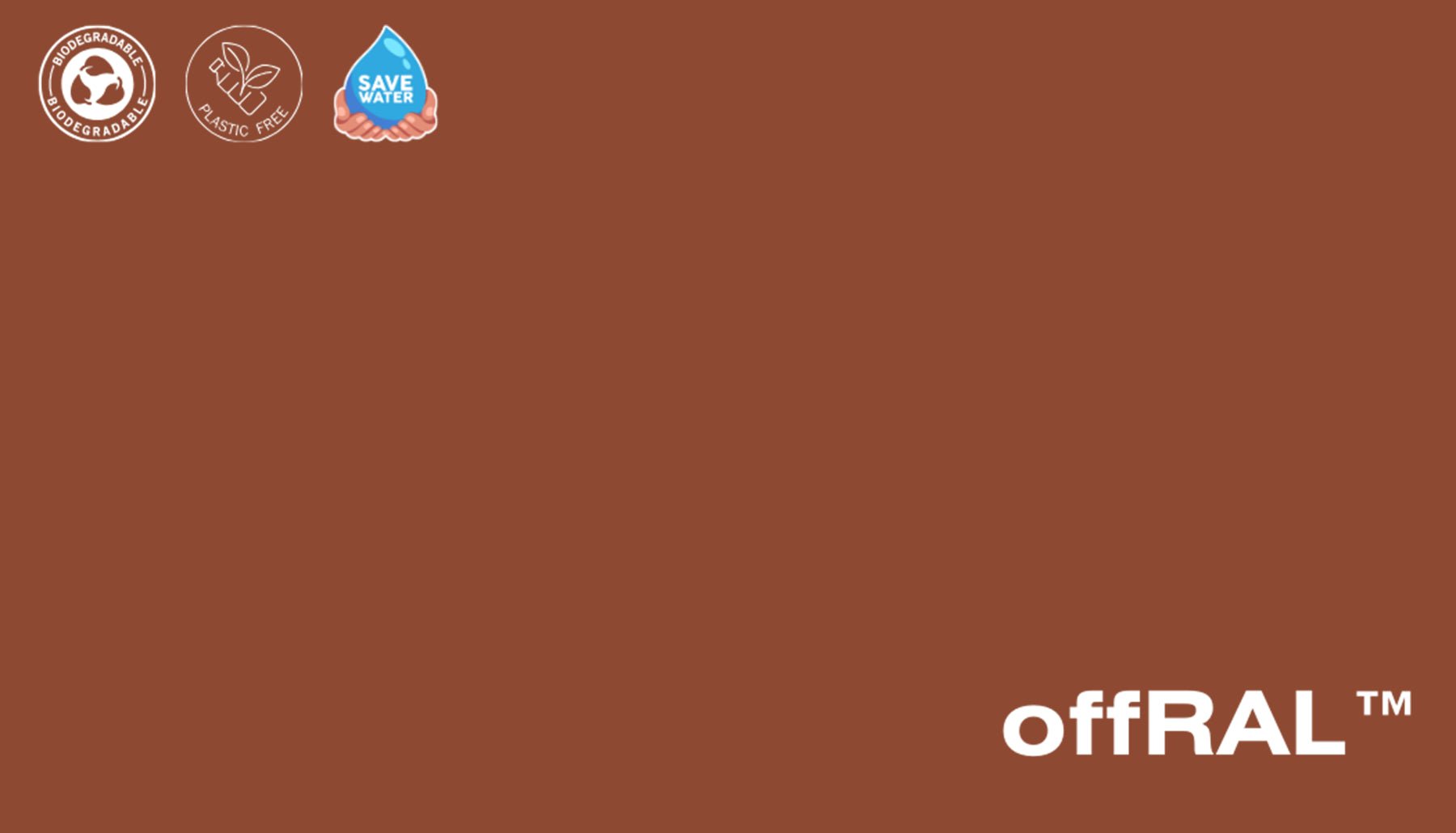 Peel & Stick Removable Re-usable Paint - Color RAL 8004 Copper Brown - offRAL™ - RALRAW LLC, USA