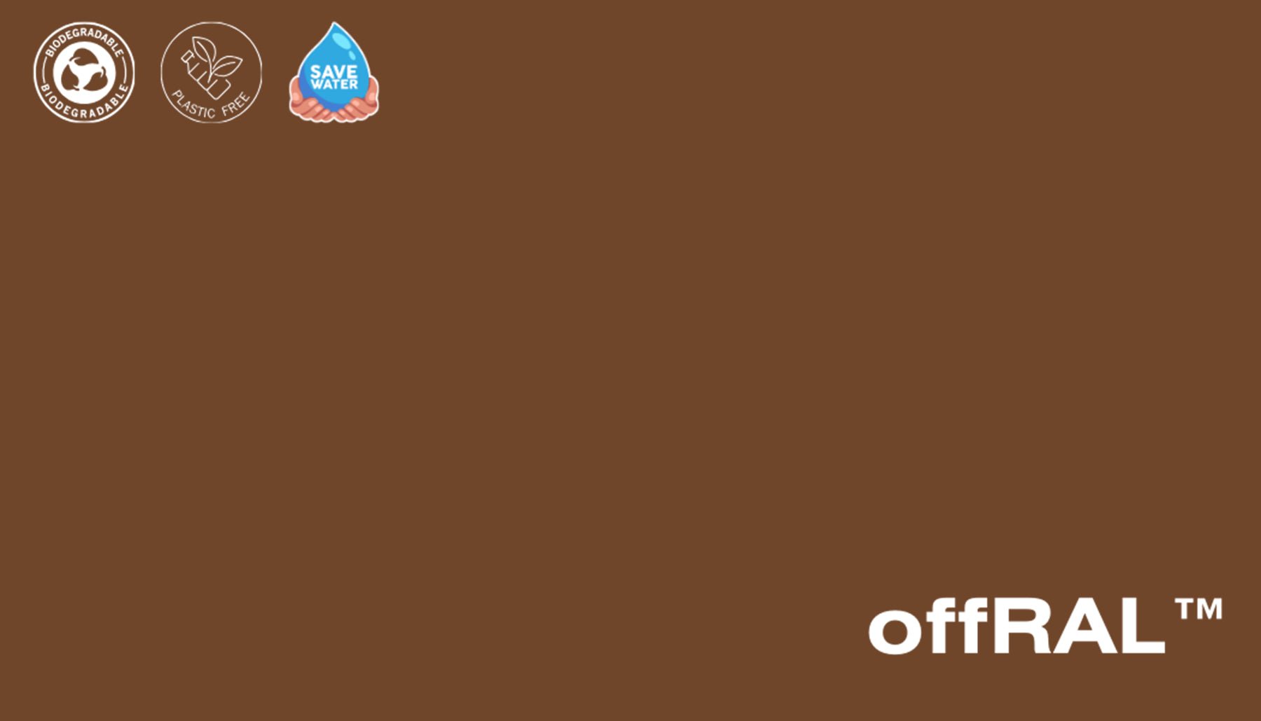 Peel & Stick Removable Re-usable Paint - Color RAL 8007 Fawn Brown - offRAL™ - RALRAW LLC, USA