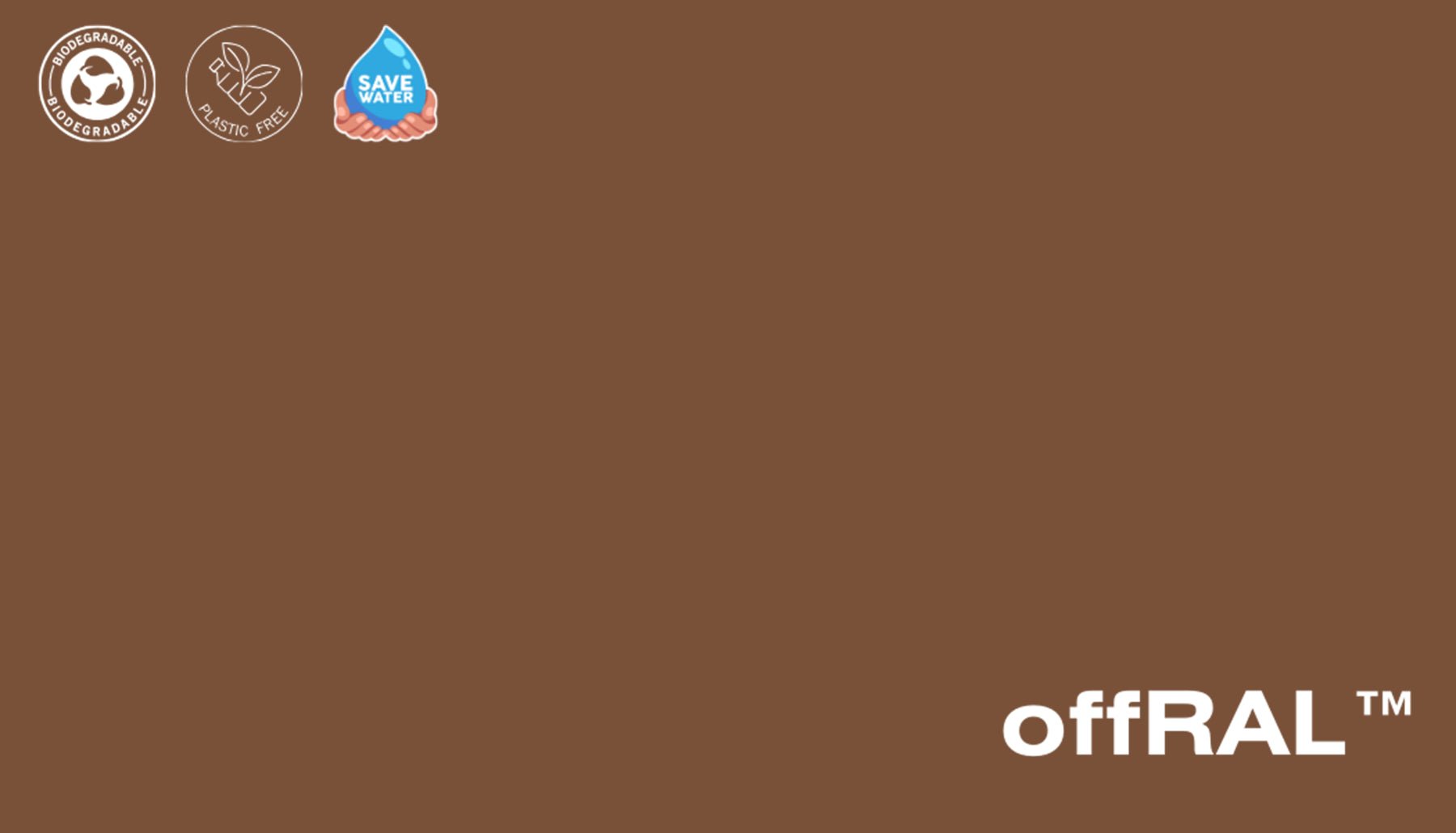 Peel & Stick Removable Re-usable Paint - Color RAL 8024 Beige Brown - offRAL™ - RALRAW LLC, USA