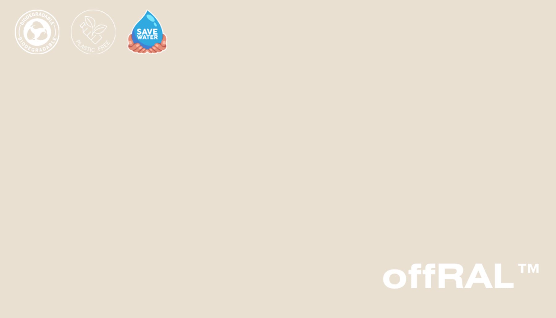 Peel & Stick Removable Re-usable Paint - Color RAL 9001 Cream - offRAL™ - RALRAW LLC, USA