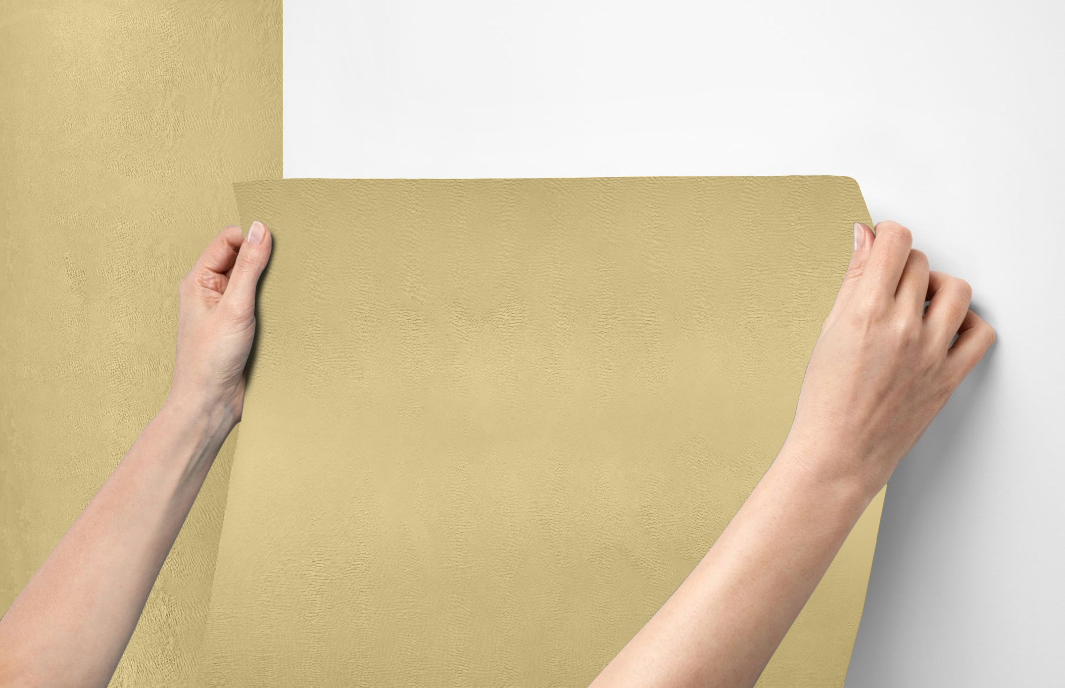 Peel & Stick Removable Re-usable Paint - Color RAL 1000 Green Beige - offRAL™ - RALRAW LLC, USA