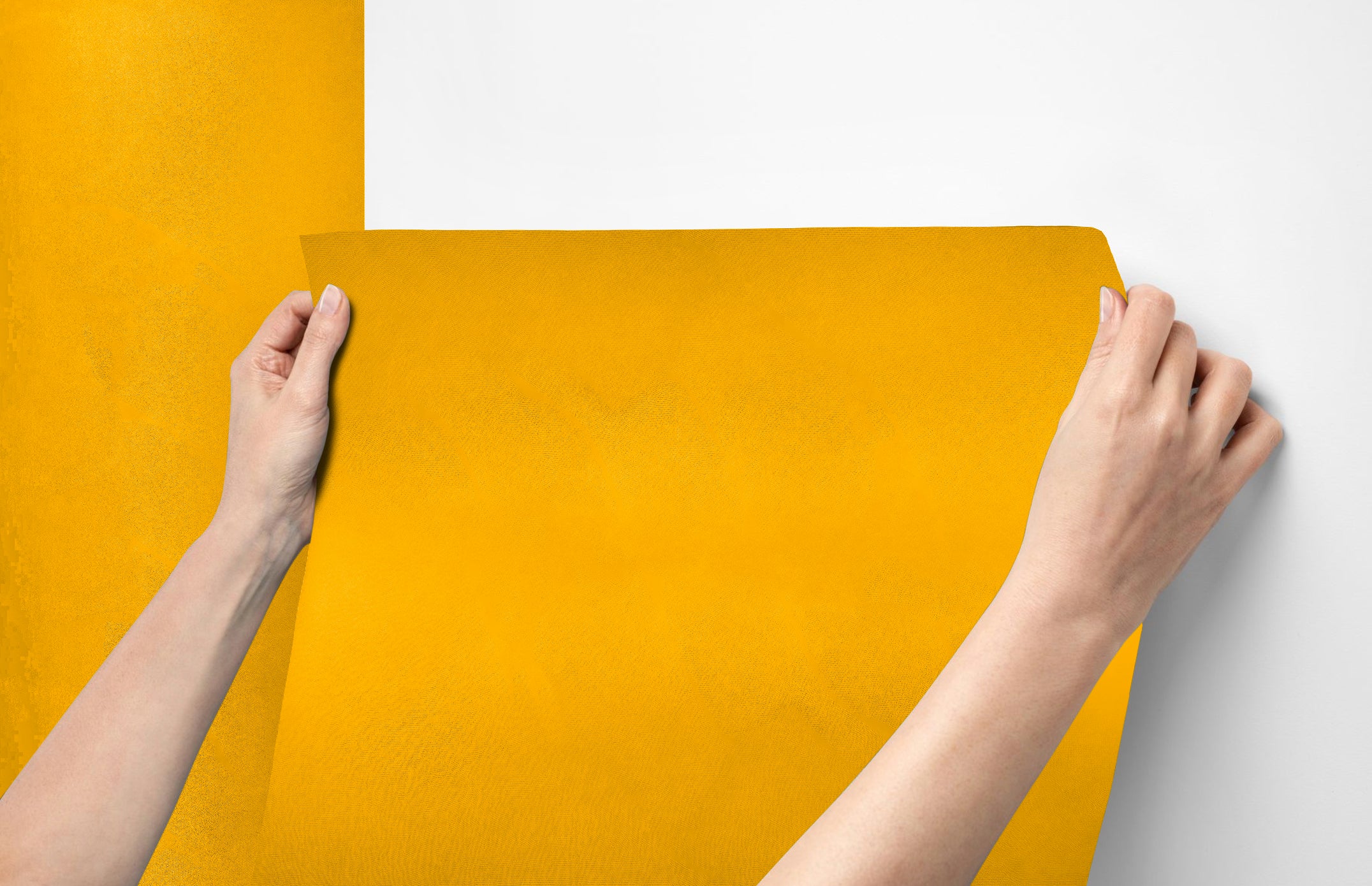 Peel & Stick Removable Re-usable Paint - Color RAL 1003 Signal Yellow - offRAL™ - RALRAW LLC, USA