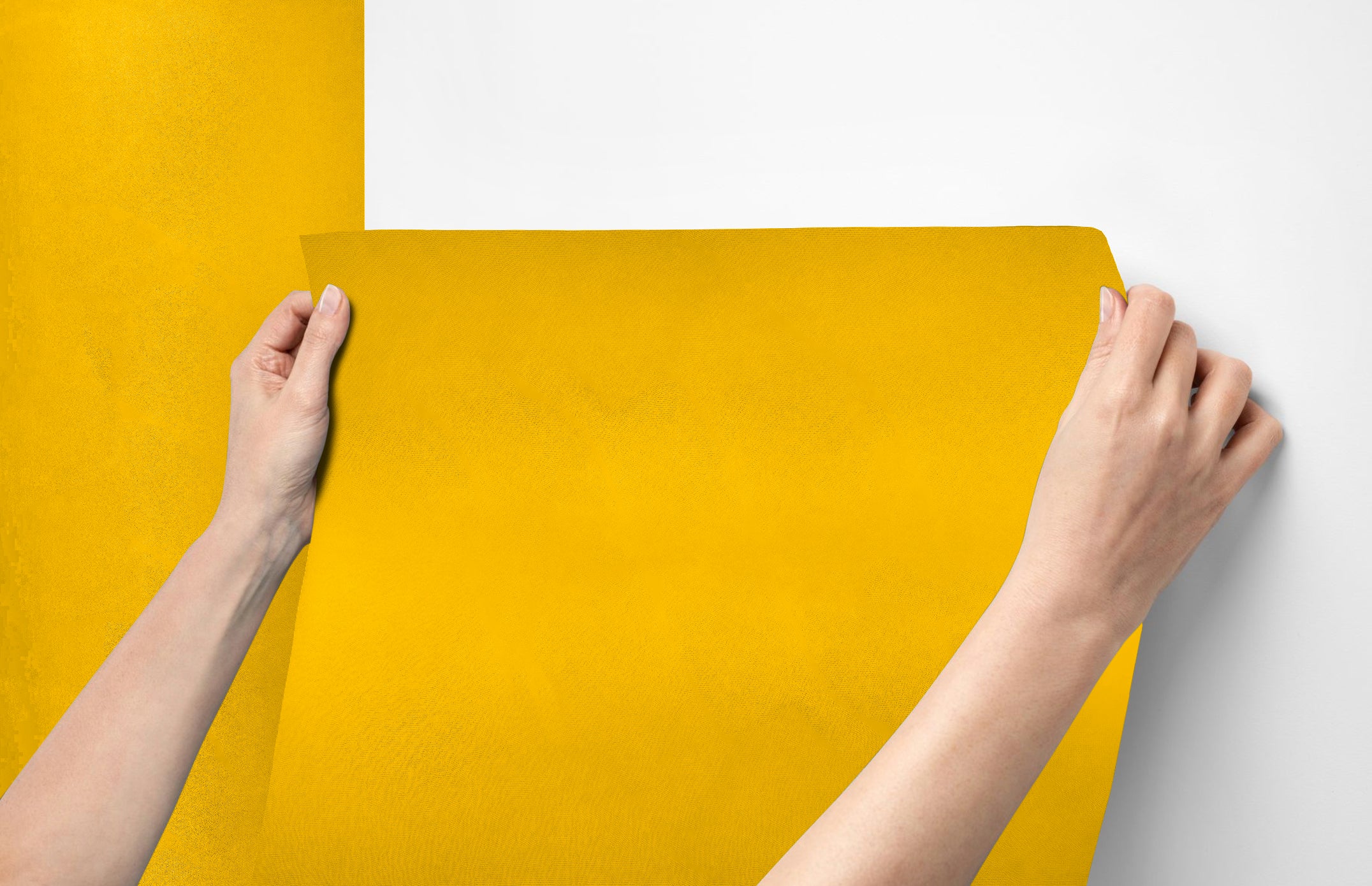 Peel & Stick Removable Re-usable Paint - Color RAL 1021 Colza Yellow - offRAL™ - RALRAW LLC, USA