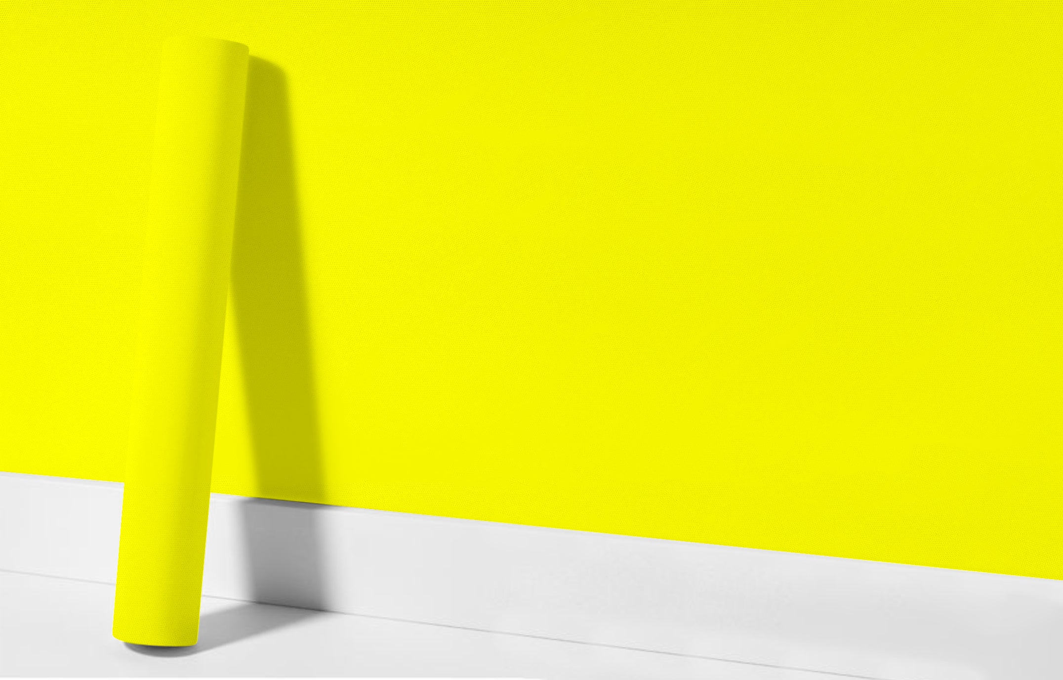 Peel & Stick Removable Re-usable Paint - Color RAL 1026 Luminous Yellow - offRAL™ - RALRAW LLC, USA