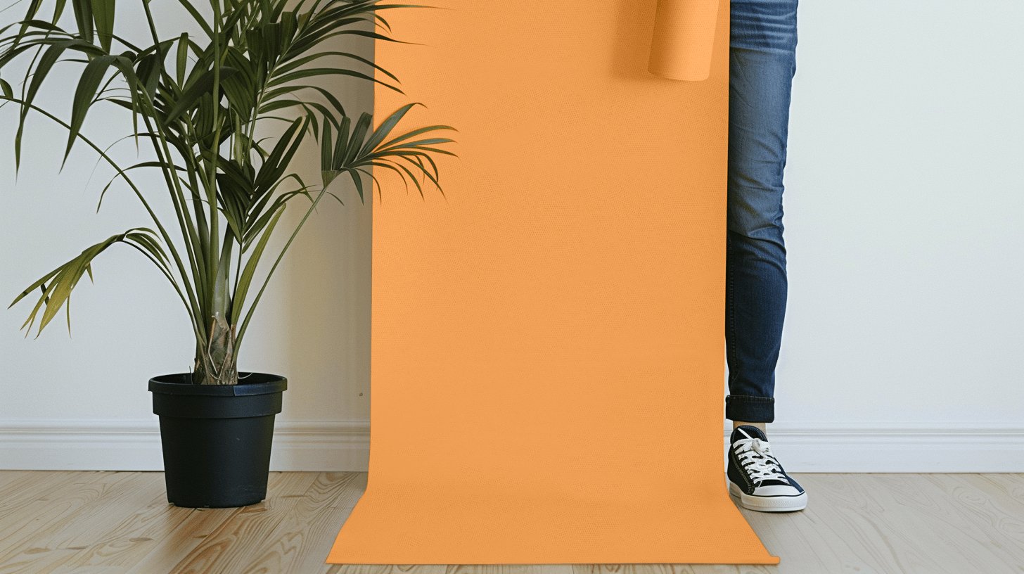 Peel & Stick Removable Re-usable Paint - Color RAL 1034 Pastel Yellow - offRAL™ - RALRAW LLC, USA
