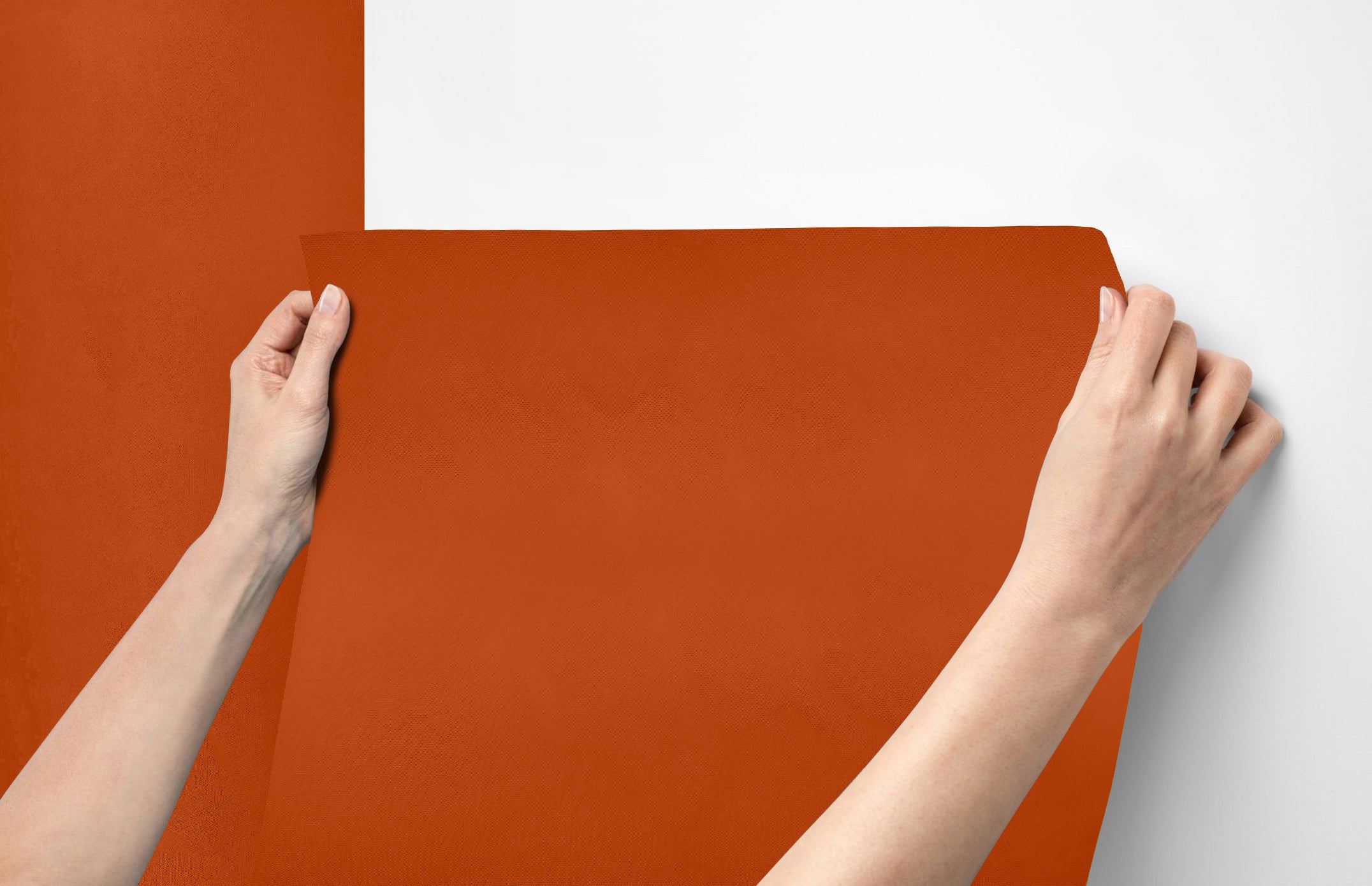 Peel & Stick Removable Re-usable Paint - Color RAL 2001 Red Orange - offRAL™ - RALRAW LLC, USA