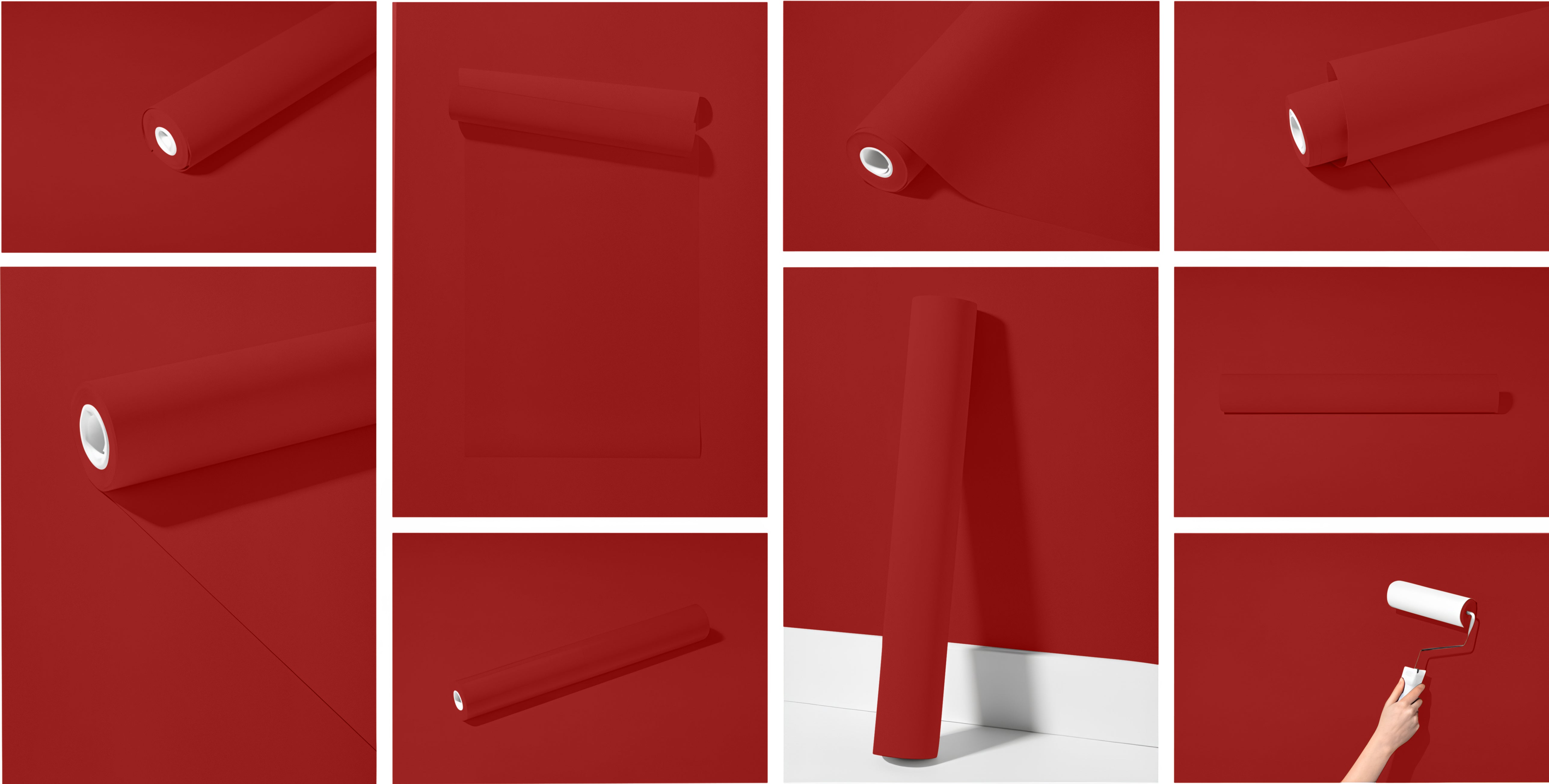 Peel & Stick Removable Re-usable Paint - Color RAL 3002 Carmine Red - offRAL™ - RALRAW LLC, USA