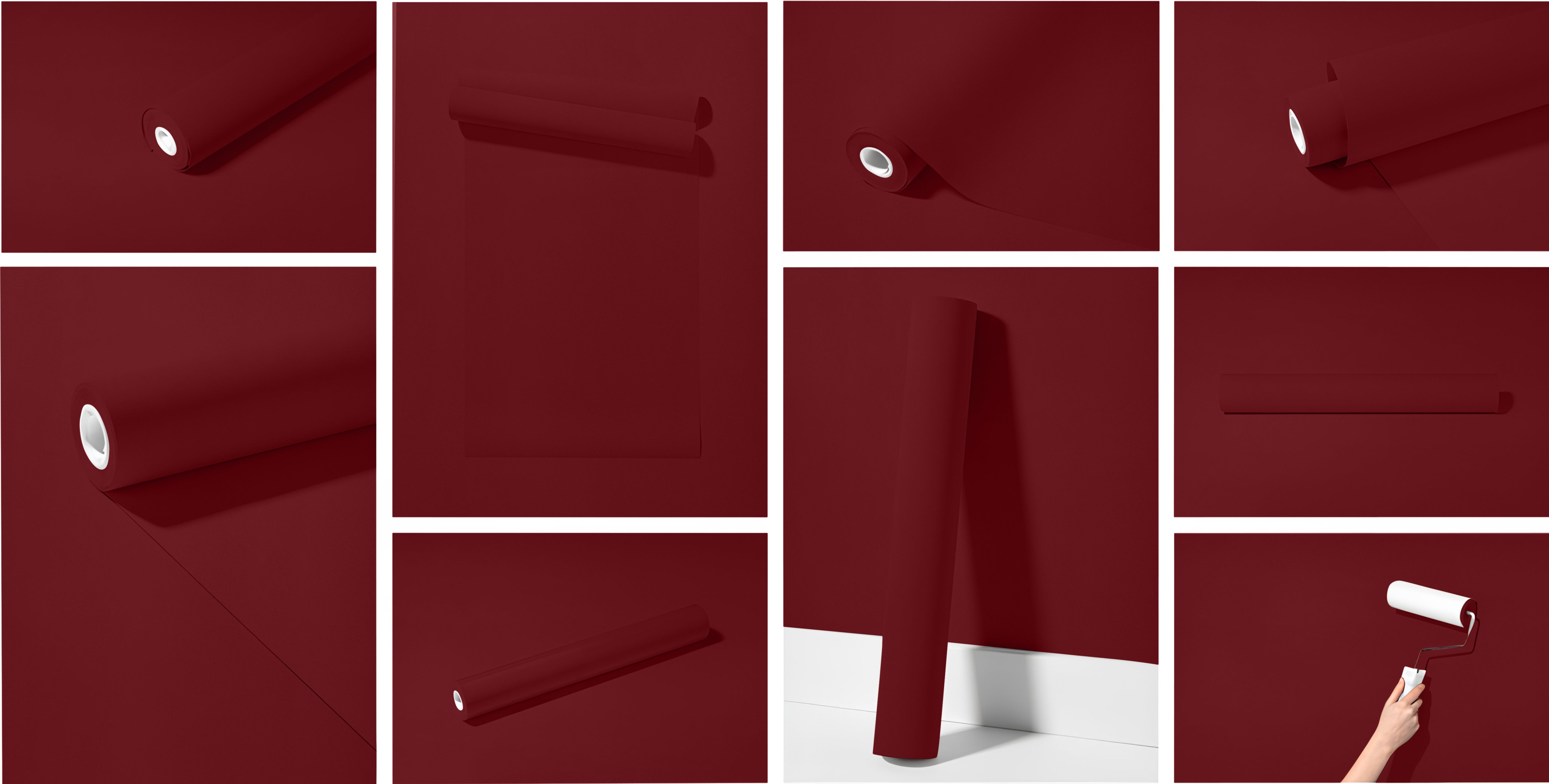 Peel & Stick Removable Re-usable Paint - Color RAL 3004 Purple Red - offRAL™ - RALRAW LLC, USA