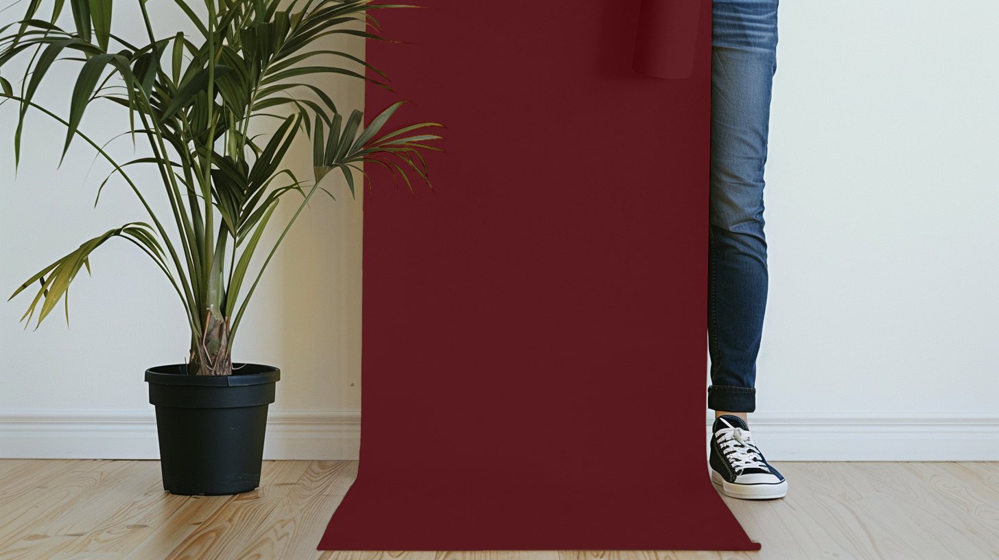 Peel & Stick Removable Re-usable Paint - Color RAL 3005 Wine Red - offRAL™ - RALRAW LLC, USA
