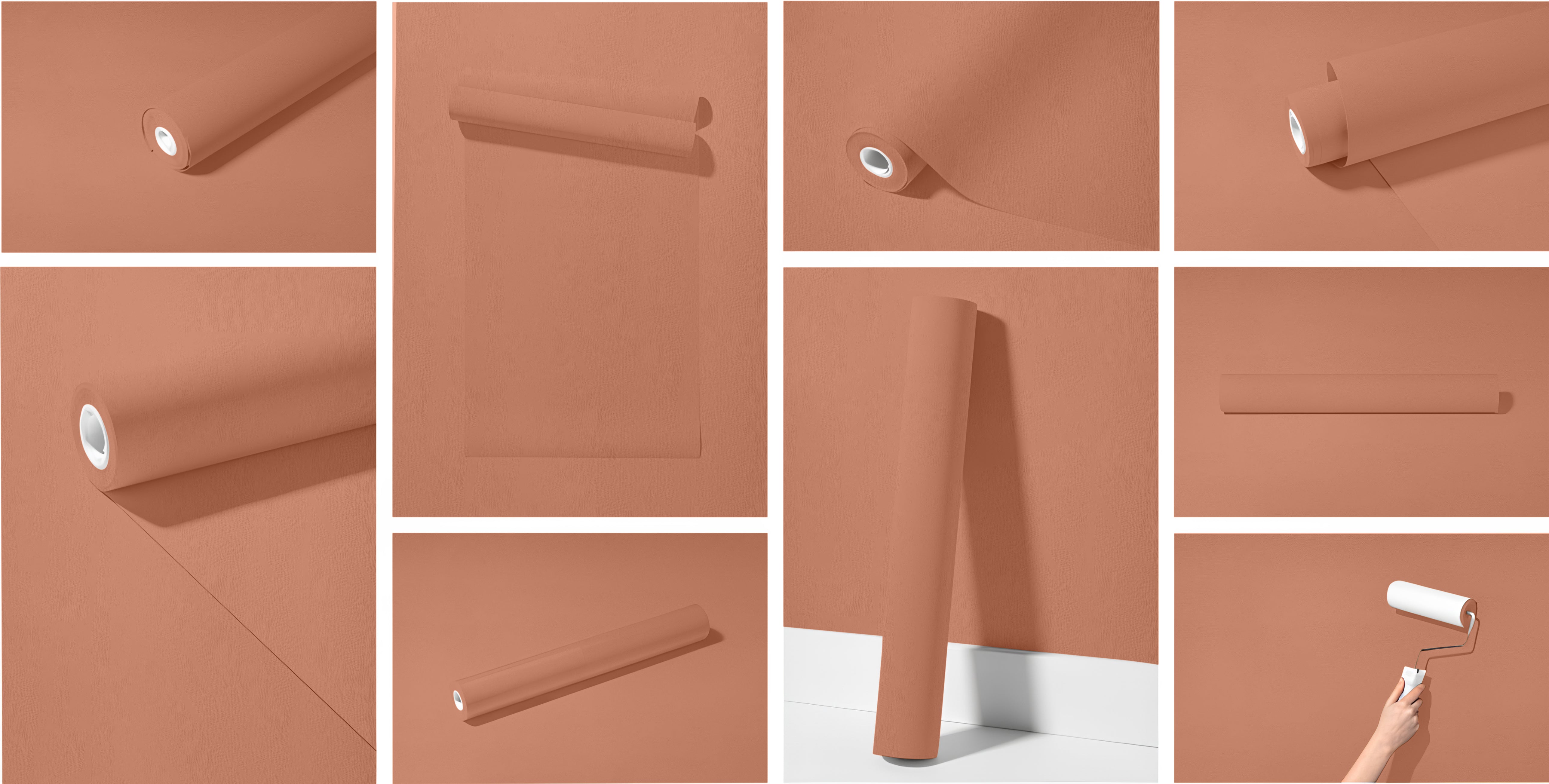 Peel & Stick Removable Re-usable Paint - Color RAL 3012 Beige Red - offRAL™ - RALRAW LLC, USA