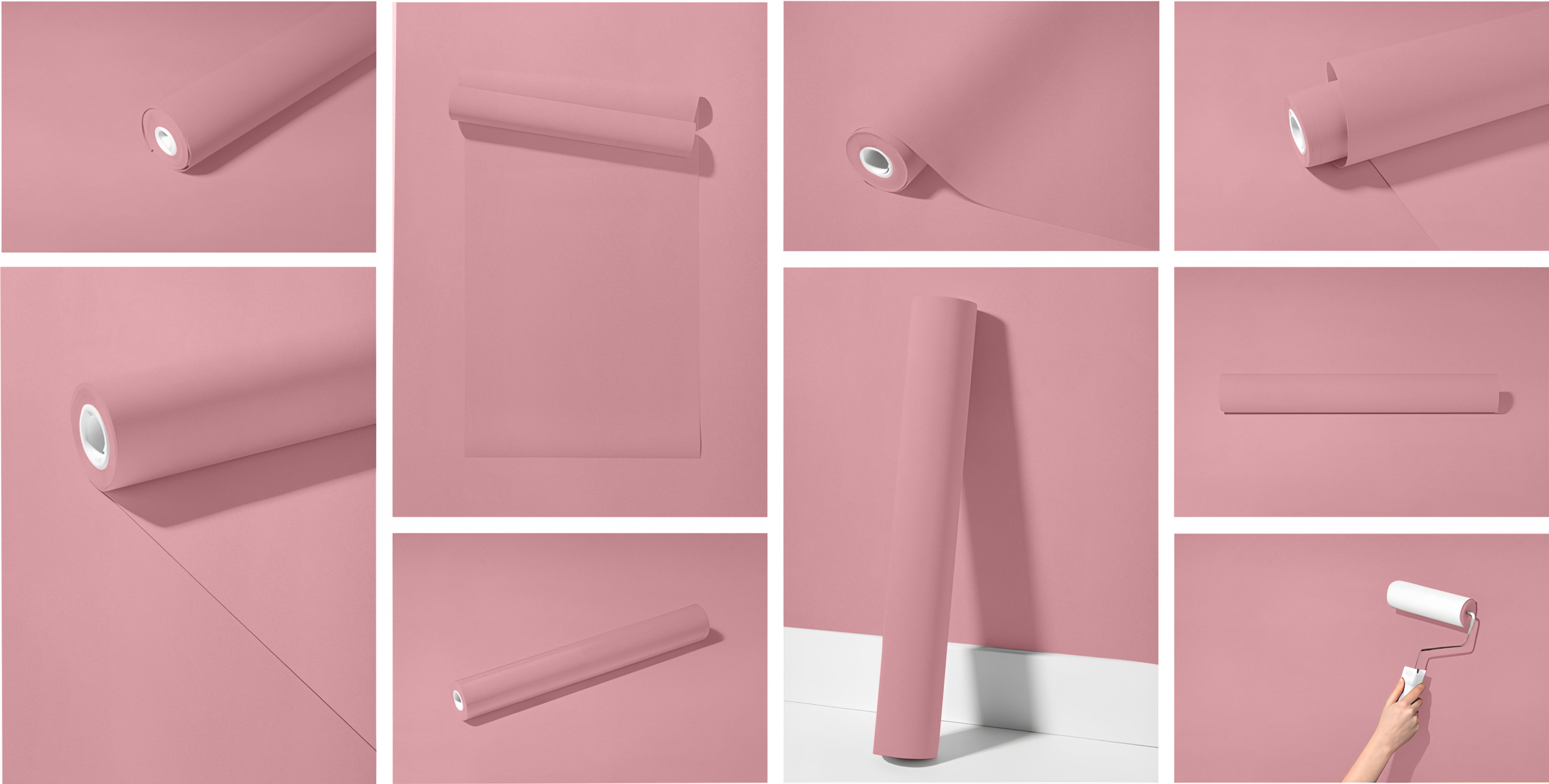 Peel & Stick Removable Re-usable Paint - Color RAL 3015 Light Pink - offRAL™ - RALRAW LLC, USA