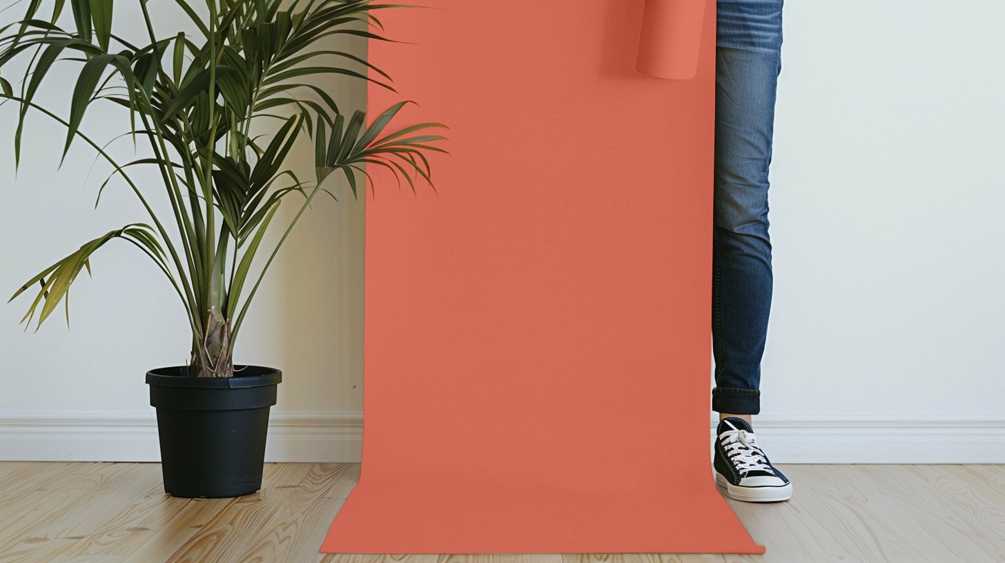 Peel & Stick Removable Re-usable Paint - Color RAL 3022 Salmon Pink - offRAL™ - RALRAW LLC, USA