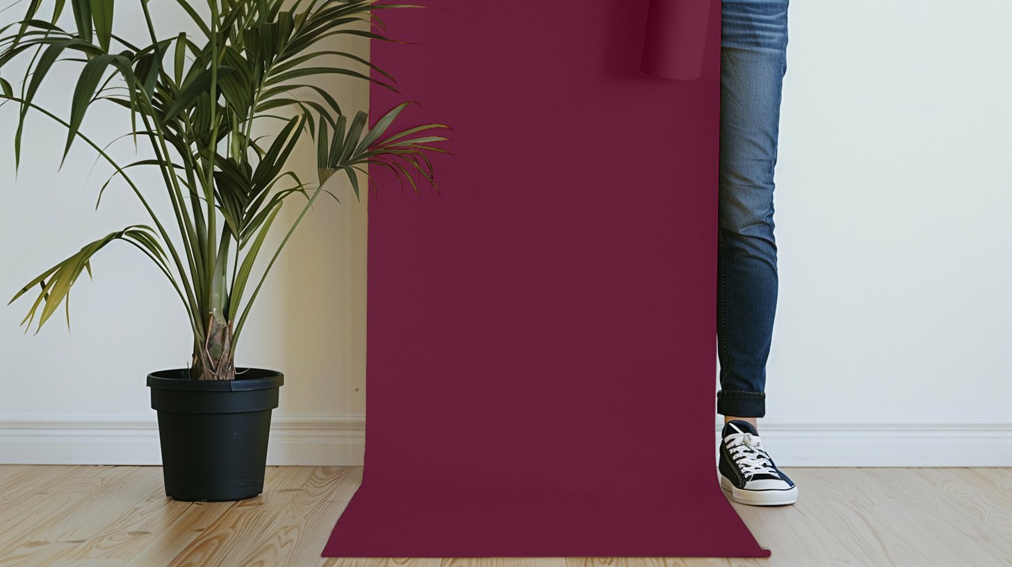 Peel & Stick Removable Re-usable Paint - Color RAL 4004 Claret Violet - offRAL™ - RALRAW LLC, USA