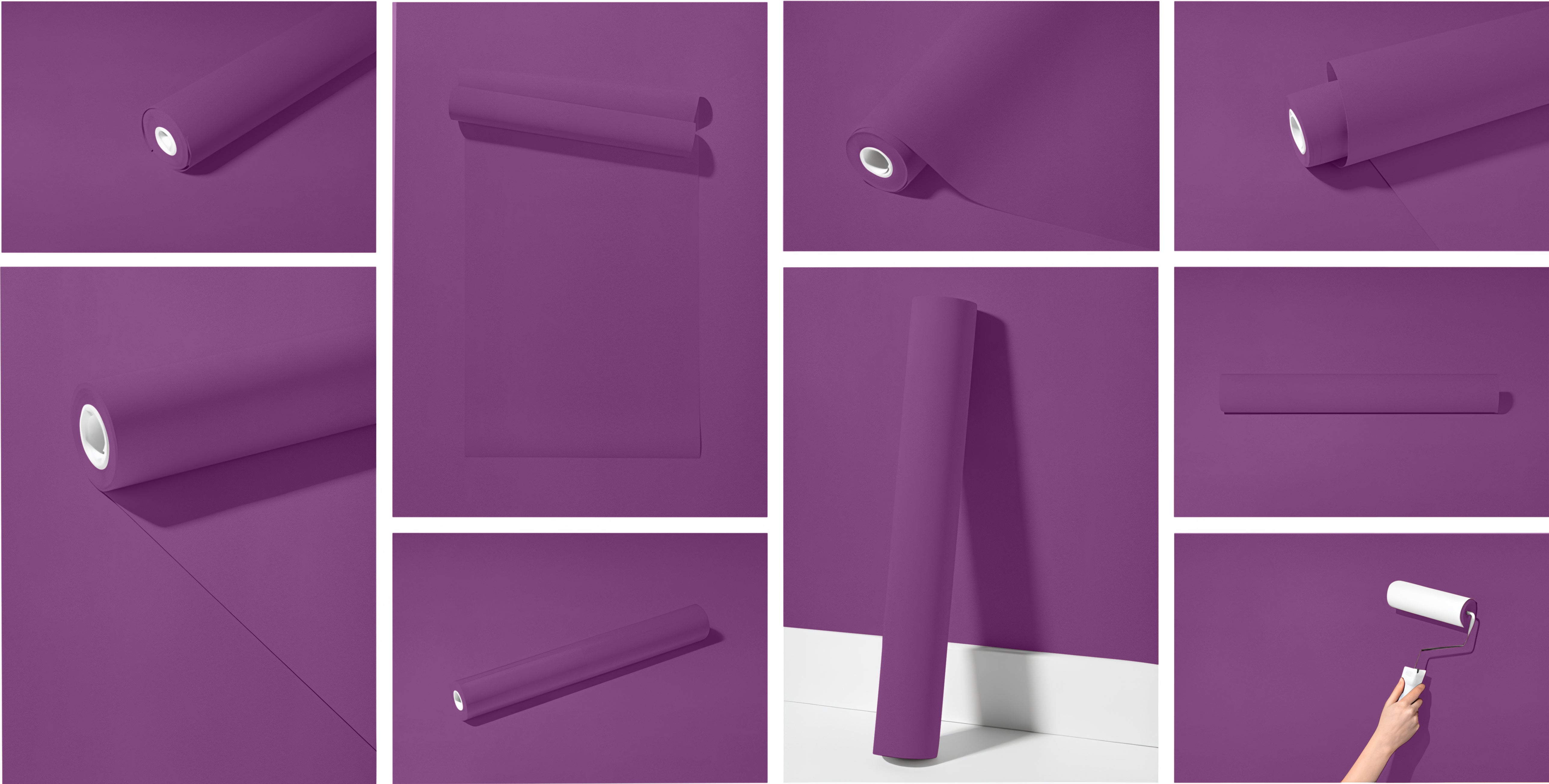 Peel & Stick Removable Re-usable Paint - Color RAL 4008 Signal Violet - offRAL™ - RALRAW LLC, USA