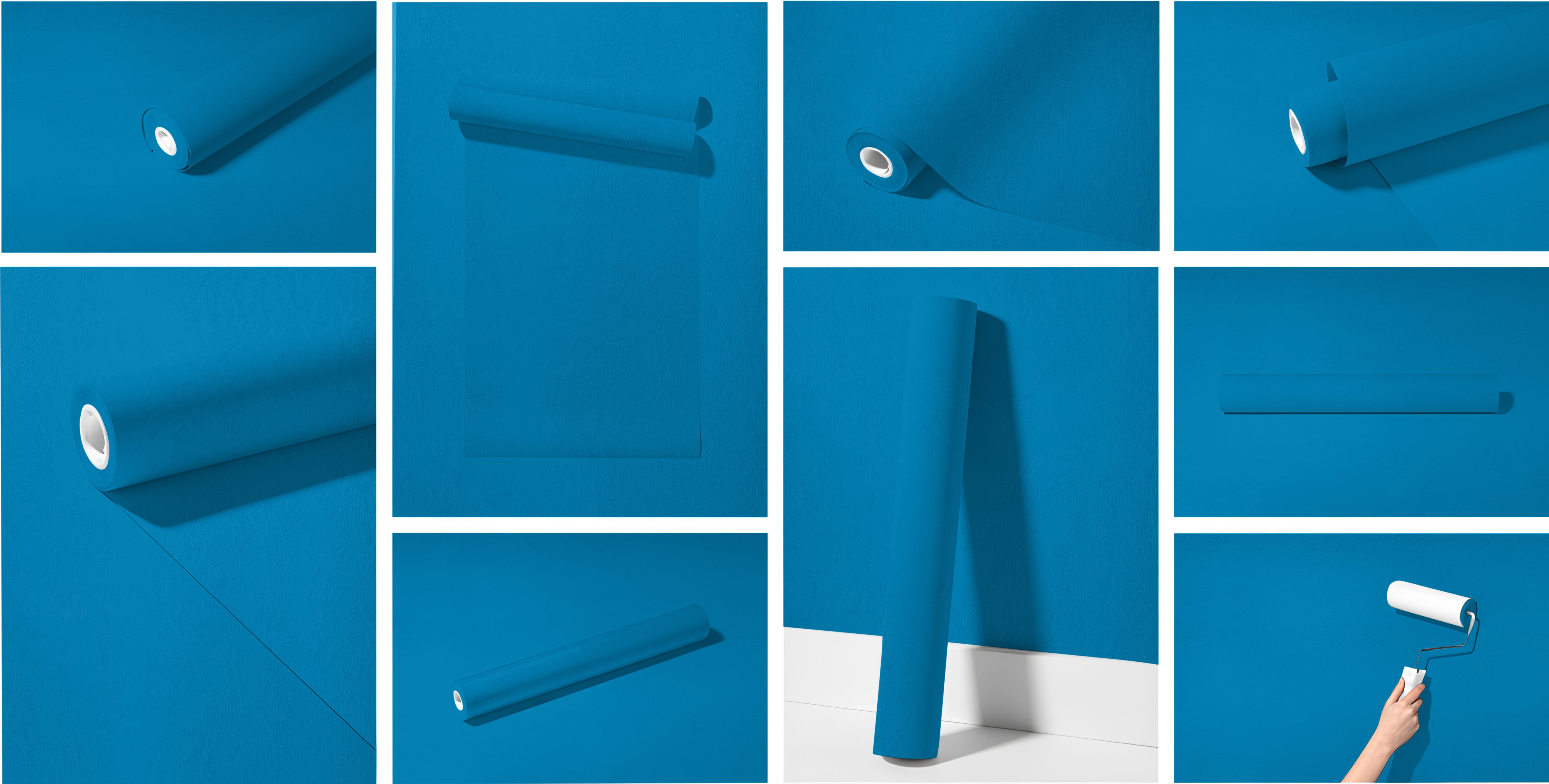 Peel & Stick Removable Re-usable Paint - Color RAL 5015 Sky Blue - offRAL™ - RALRAW LLC, USA