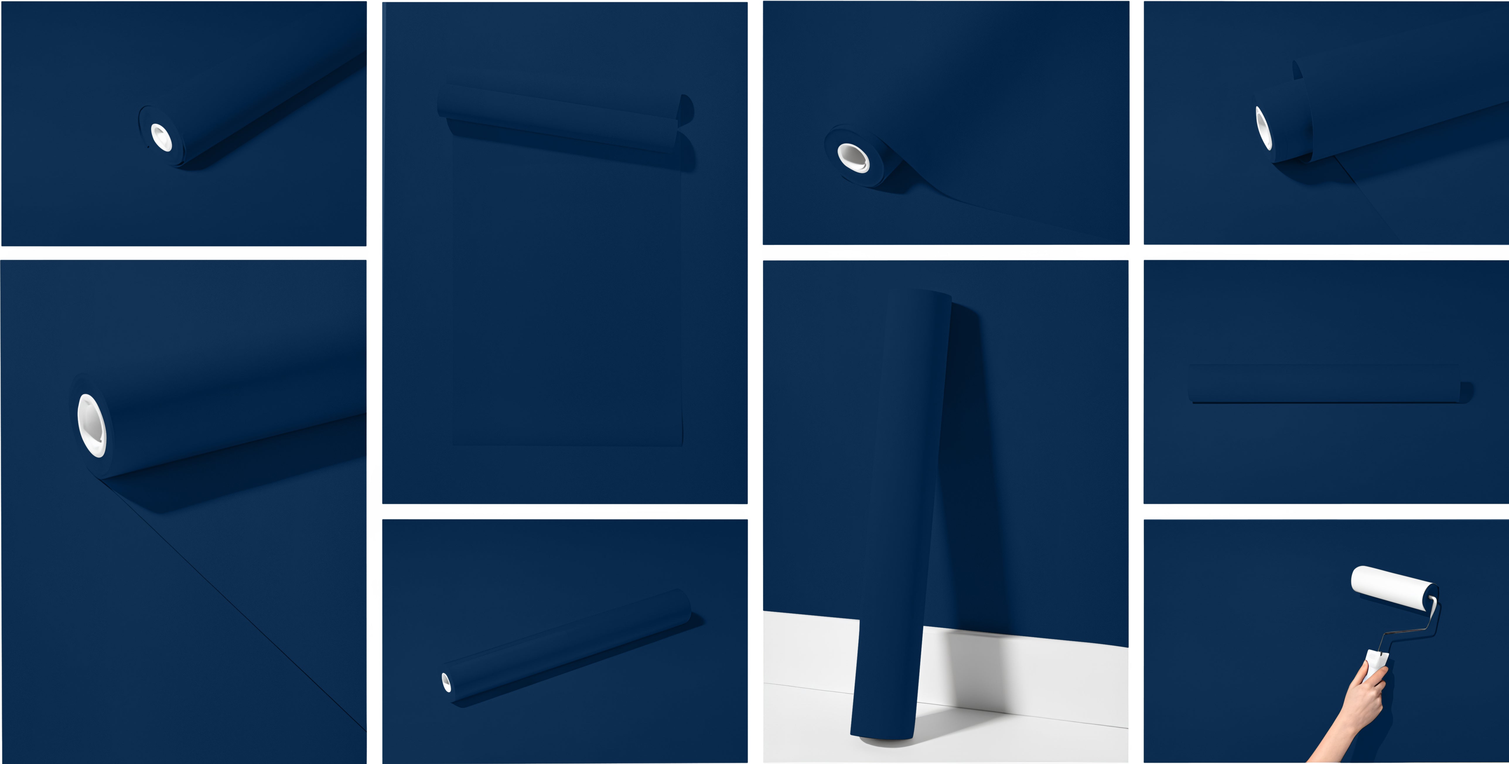 Peel & Stick Removable Re-usable Paint - Color RAL 5026 Pearl Night Blue - offRAL™ - RALRAW LLC, USA