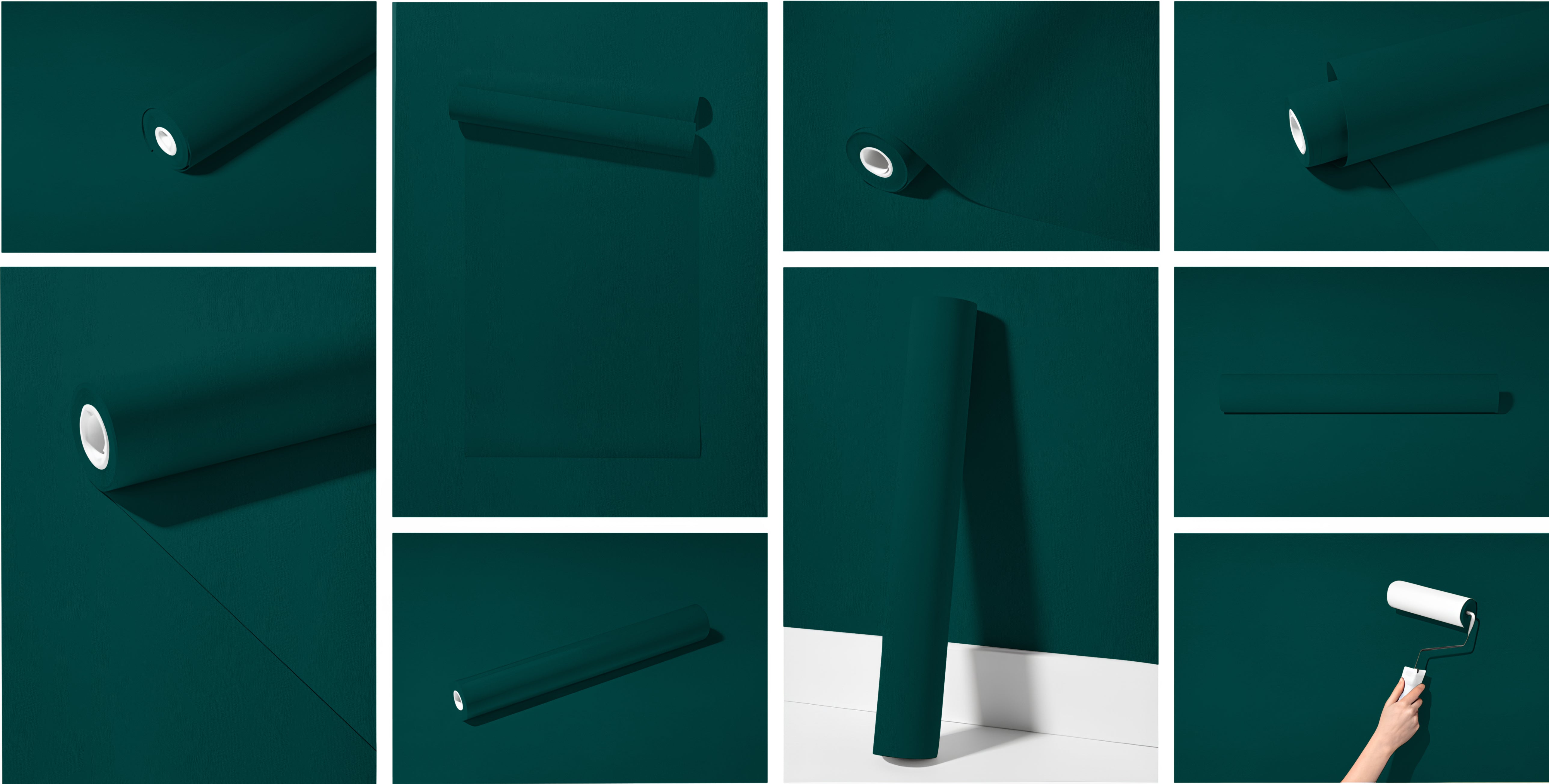 Peel & Stick Removable Re-usable Paint - Color RAL 6004 Blue Green - offRAL™ - RALRAW LLC, USA