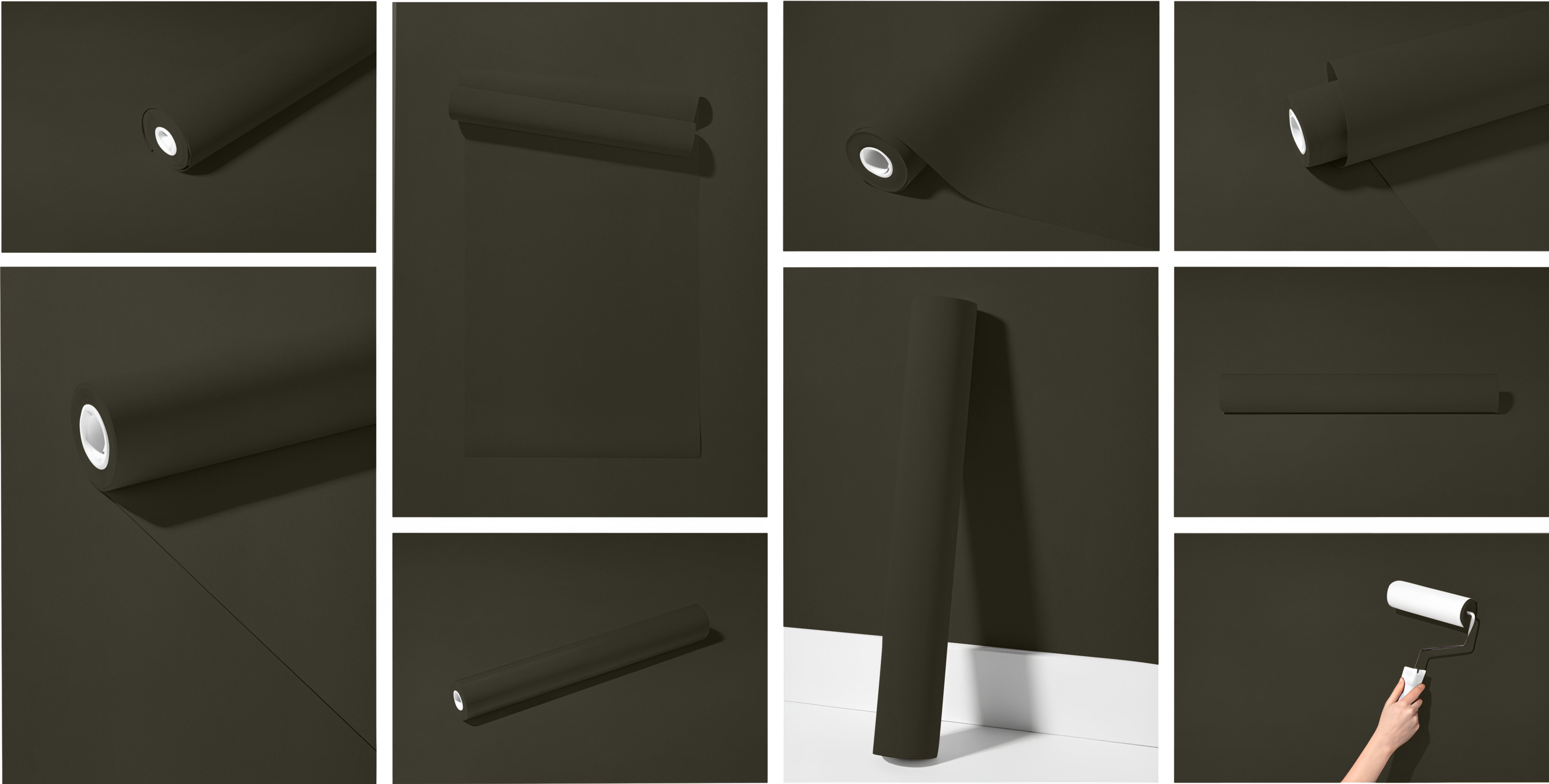 Peel & Stick Removable Re-usable Paint - Color RAL 6006 Grey Olive - offRAL™ - RALRAW LLC, USA