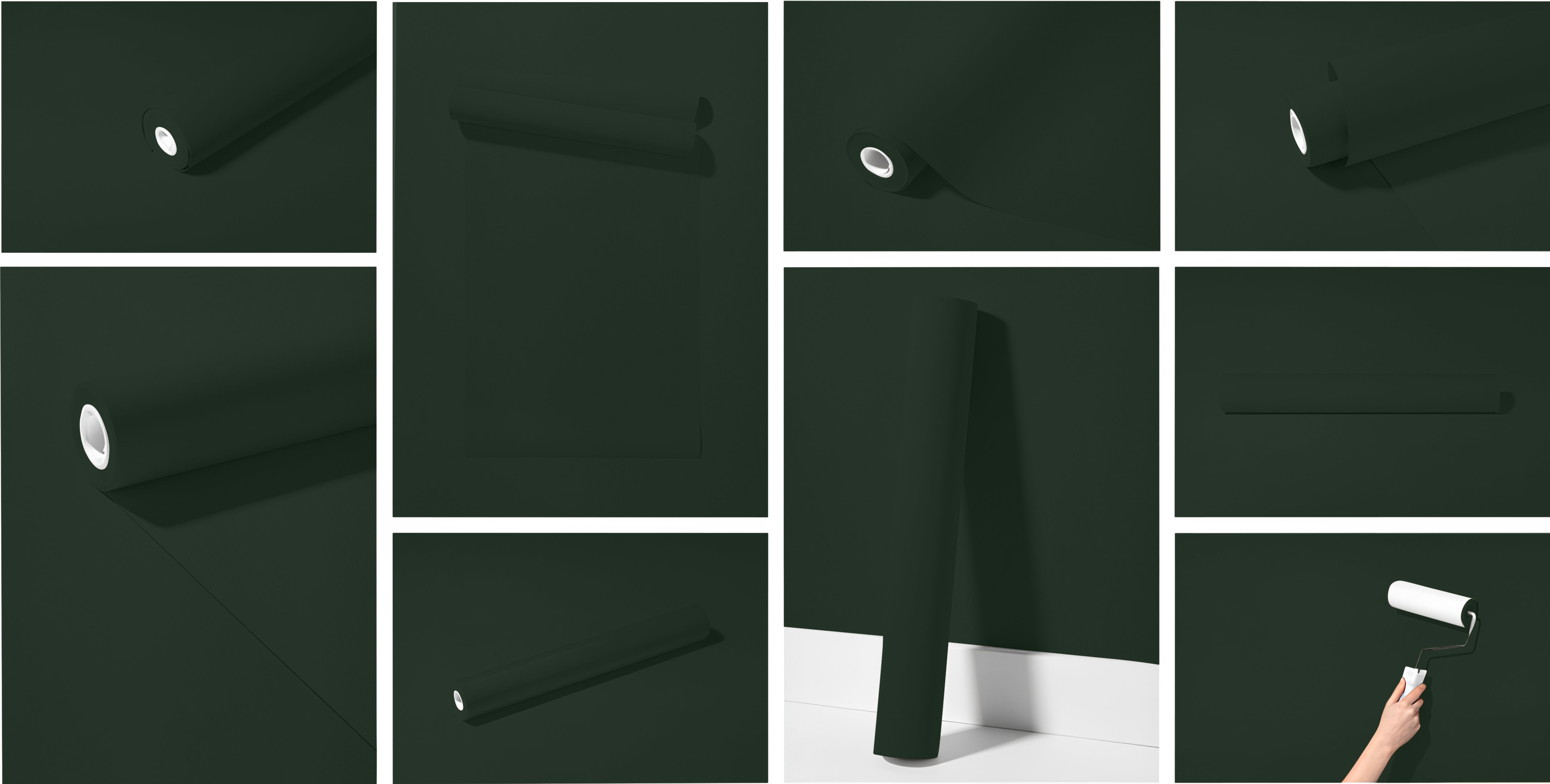 Peel & Stick Removable Re-usable Paint - Color RAL 6009 Fir Green - offRAL™ - RALRAW LLC, USA