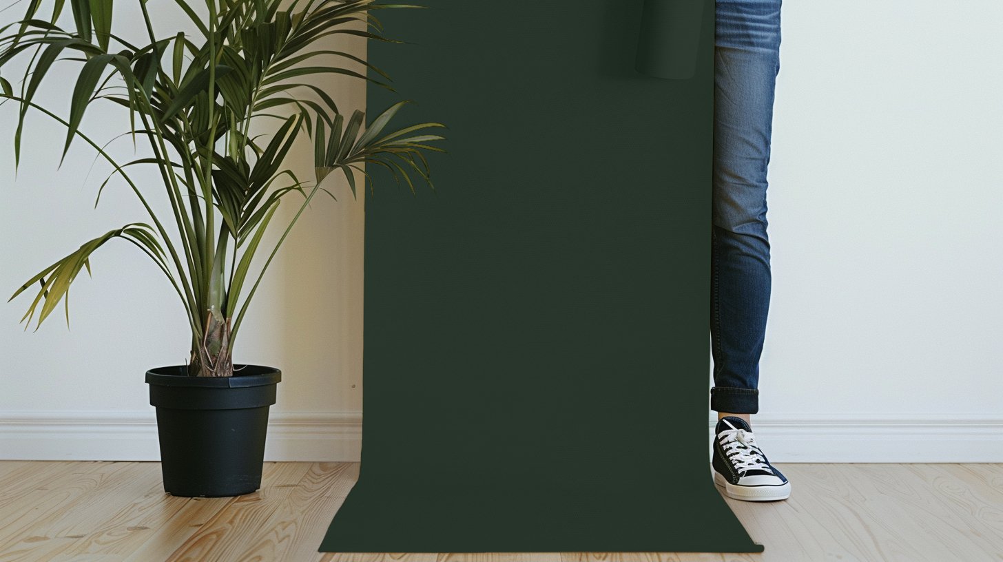 Peel & Stick Removable Re-usable Paint - Color RAL 6009 Fir Green - offRAL™ - RALRAW LLC, USA